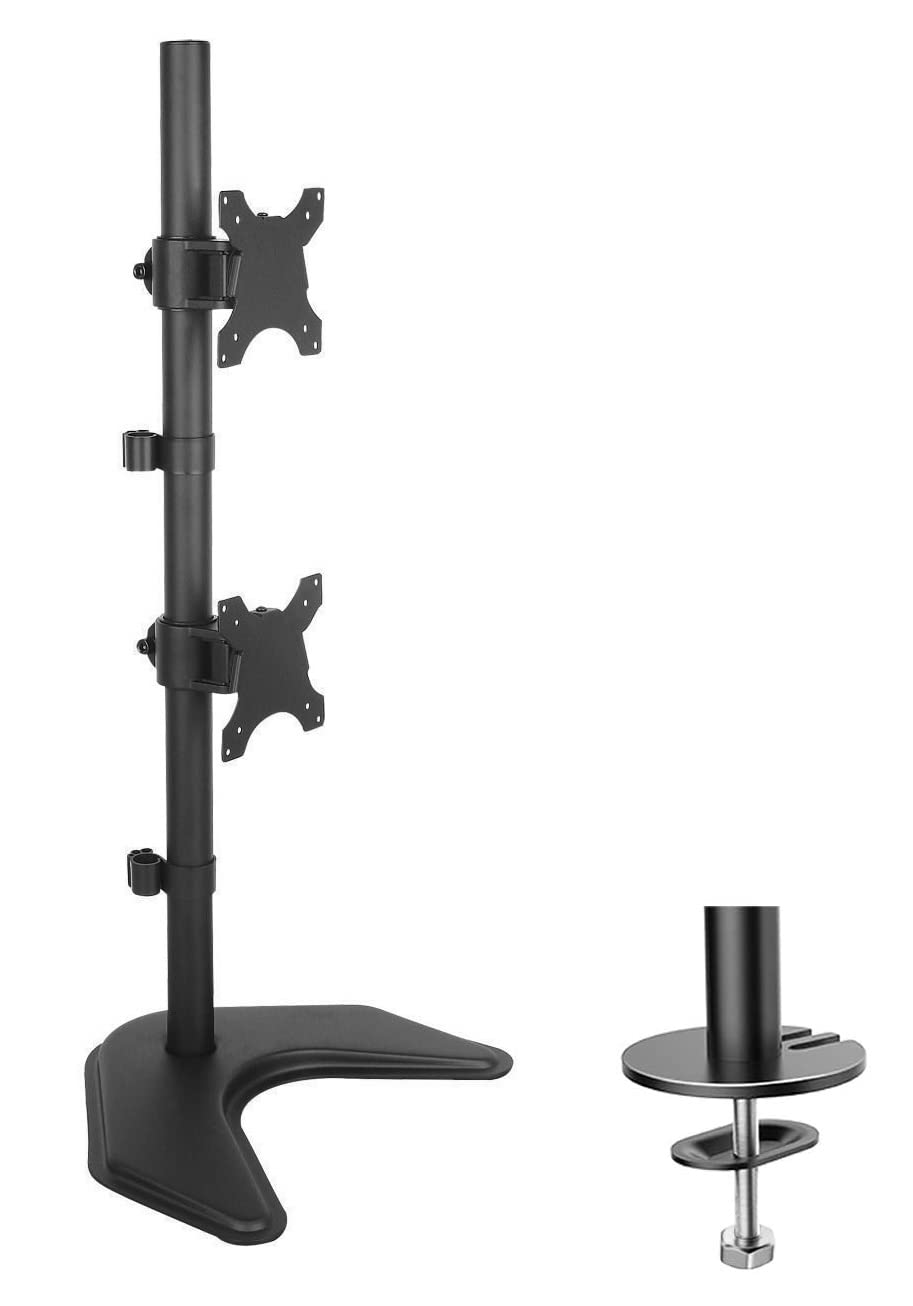 Techly 027552 Supporto da Scrivania 2 Monitor 13-27"