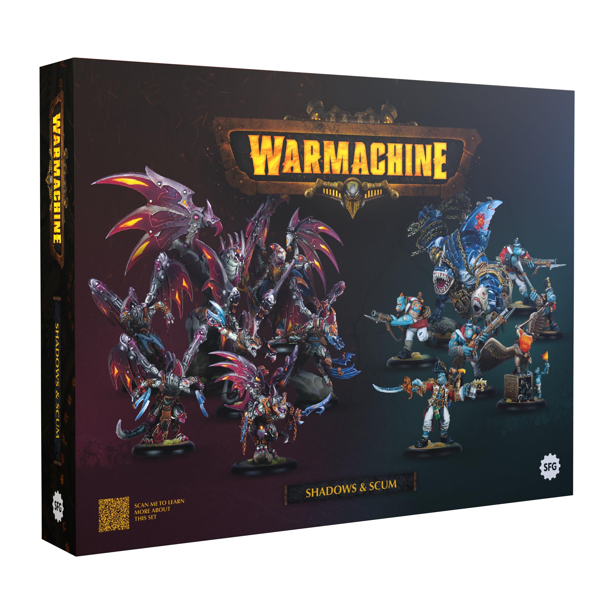 Steamforged Games Warmachine: Shadows and Scum Set di due giocatori
