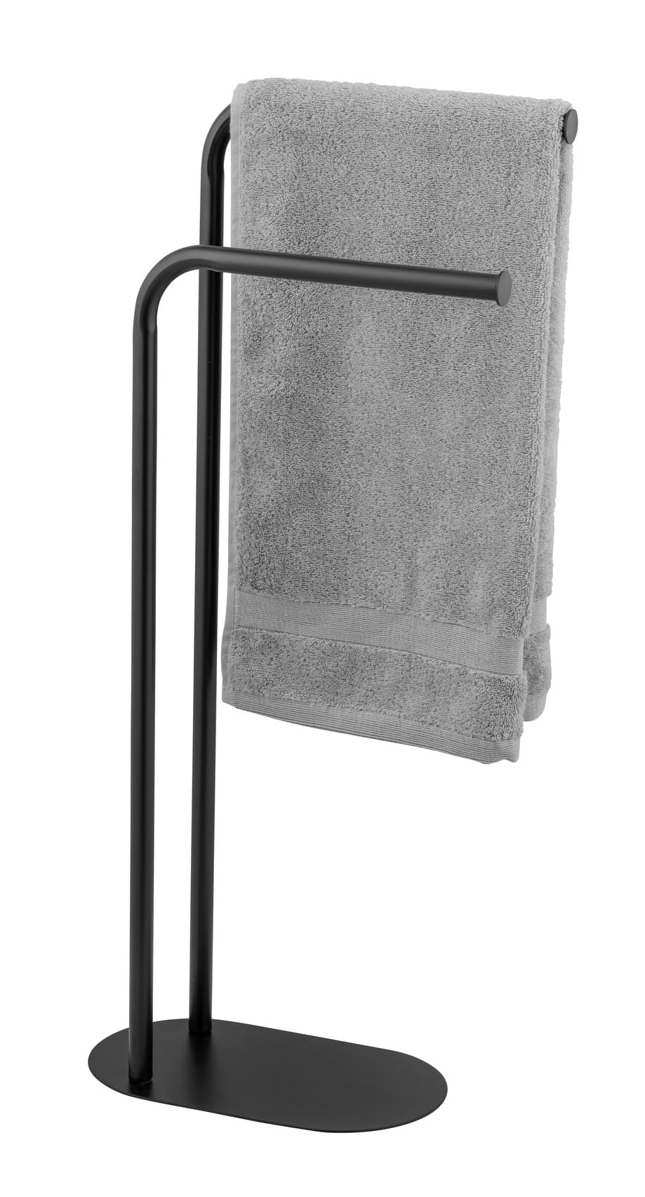 Wenko Porta Asciugamani MOD. Levante in Acciaio Nero