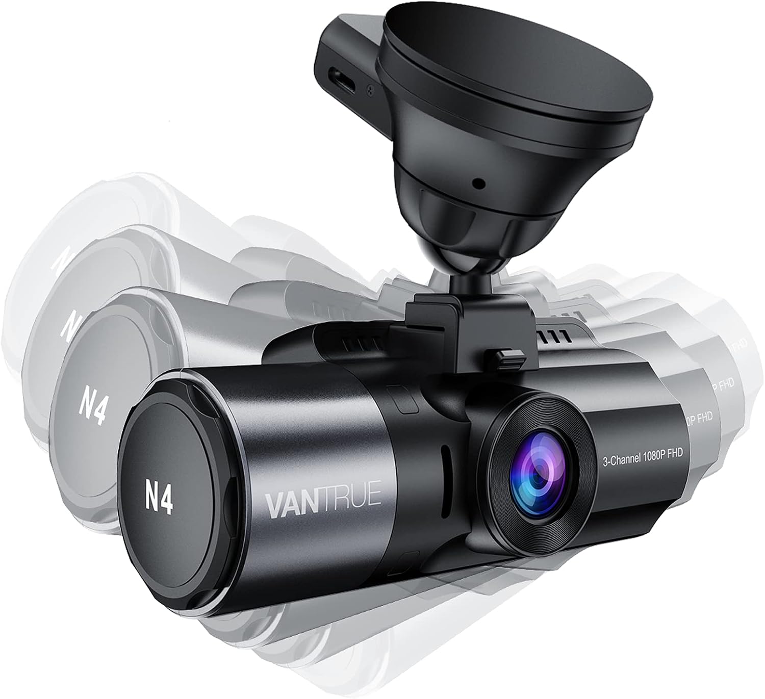 VANTRUE Aggiornato N4 / N2S / X4S / T3 Car Dashcam Camera Ventosa ...