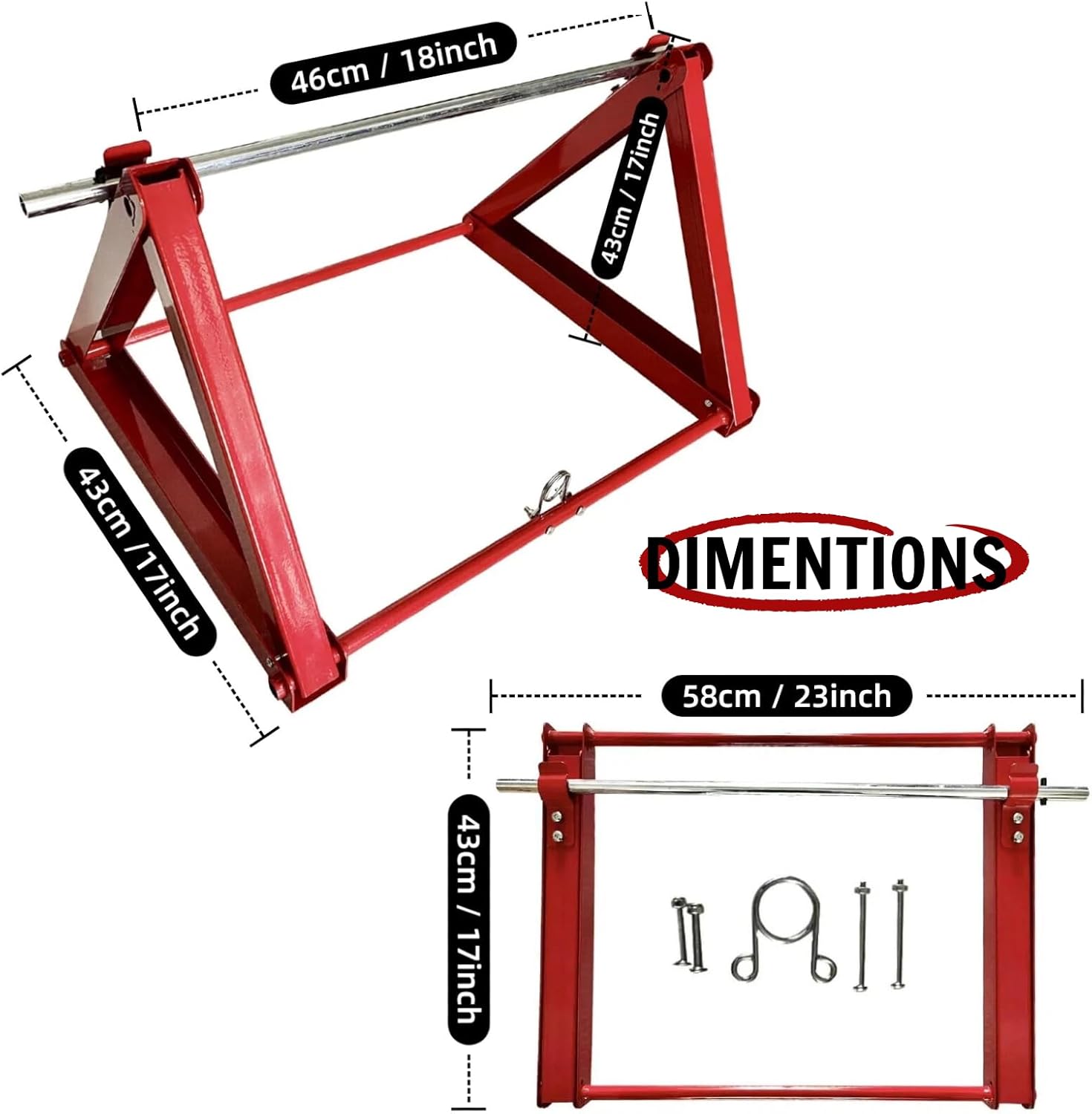 Svolgitore Cavi Professionale in Acciaio Pieghevole - immagine 2