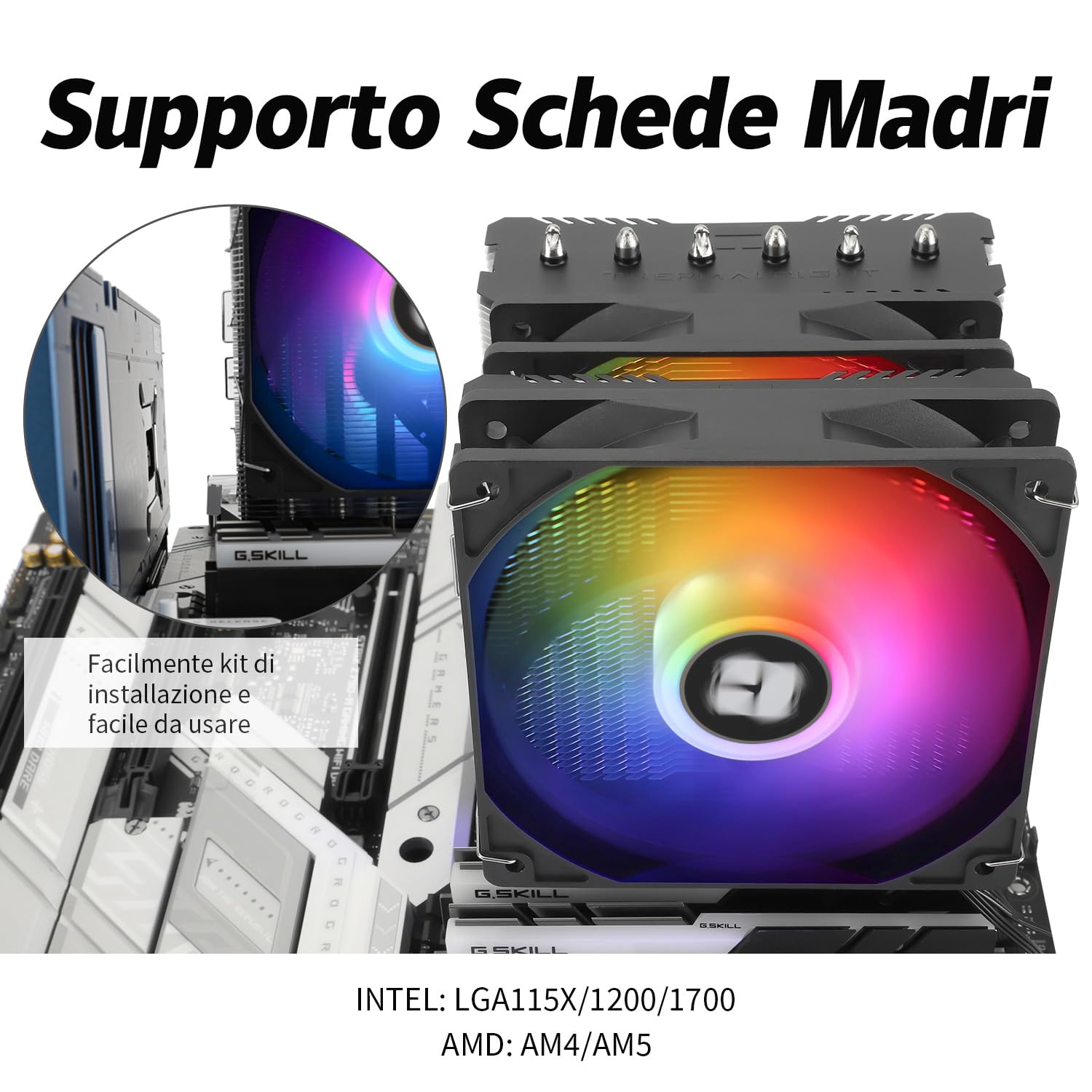 Tr Peerless Assassin 120 SE ARGB Raffreddatore CPU - immagine 5