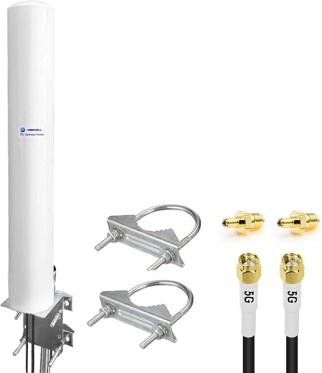 Maswell Antenna 4G 5G Esterni 2x2 MIMO 700-6000 MHz