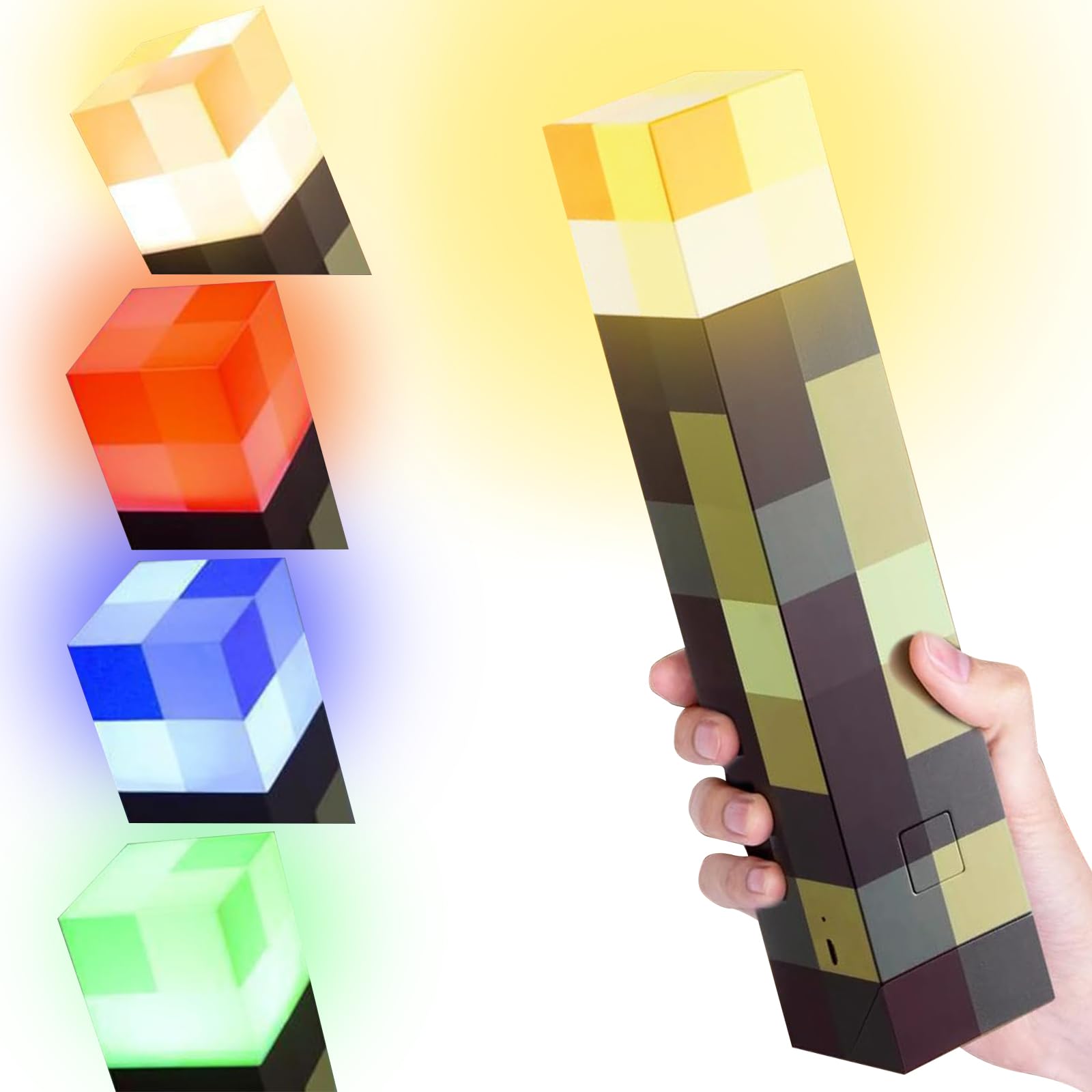 Liavop Lampada Torcia Artigianale da Parete USB-C