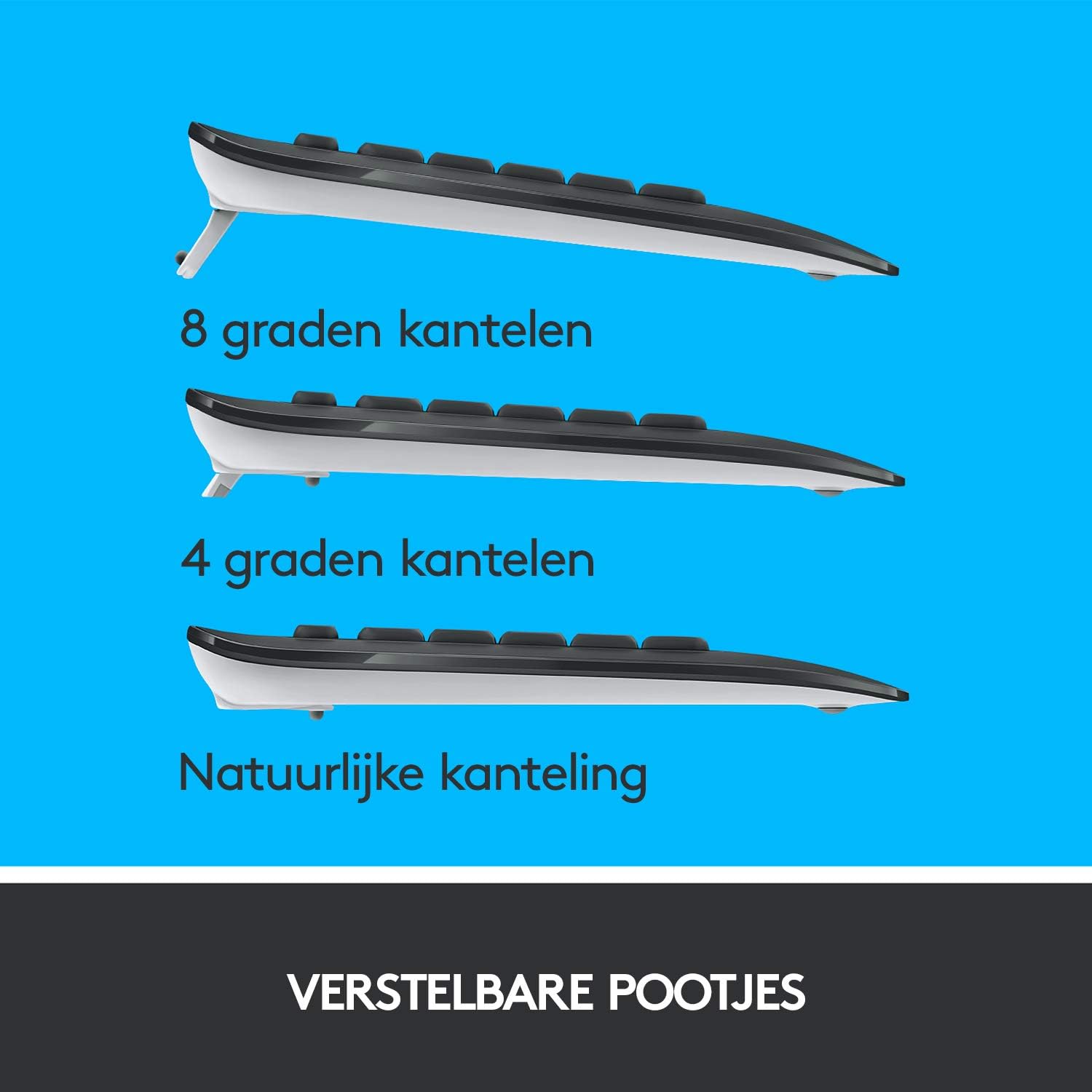 Logitech MK540 Advanced Combo Tastiera e Mouse Wireless, Nero - immagine 5