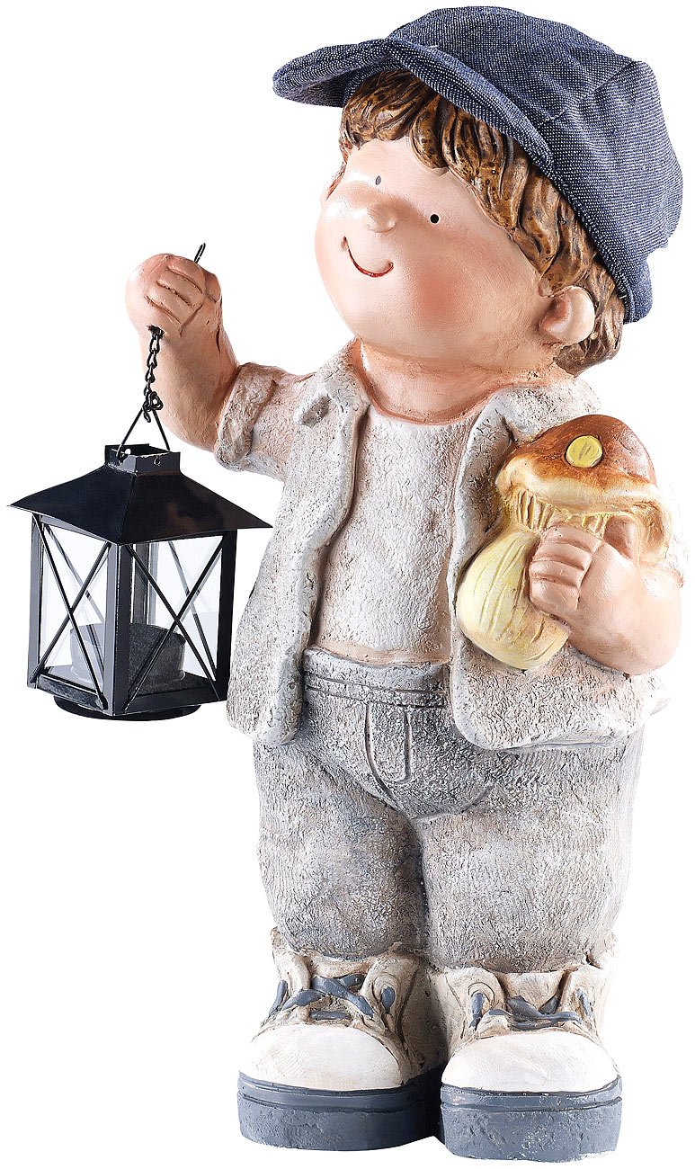 Royal Gardineer Figura Decorativa Little Willy con Lanterna