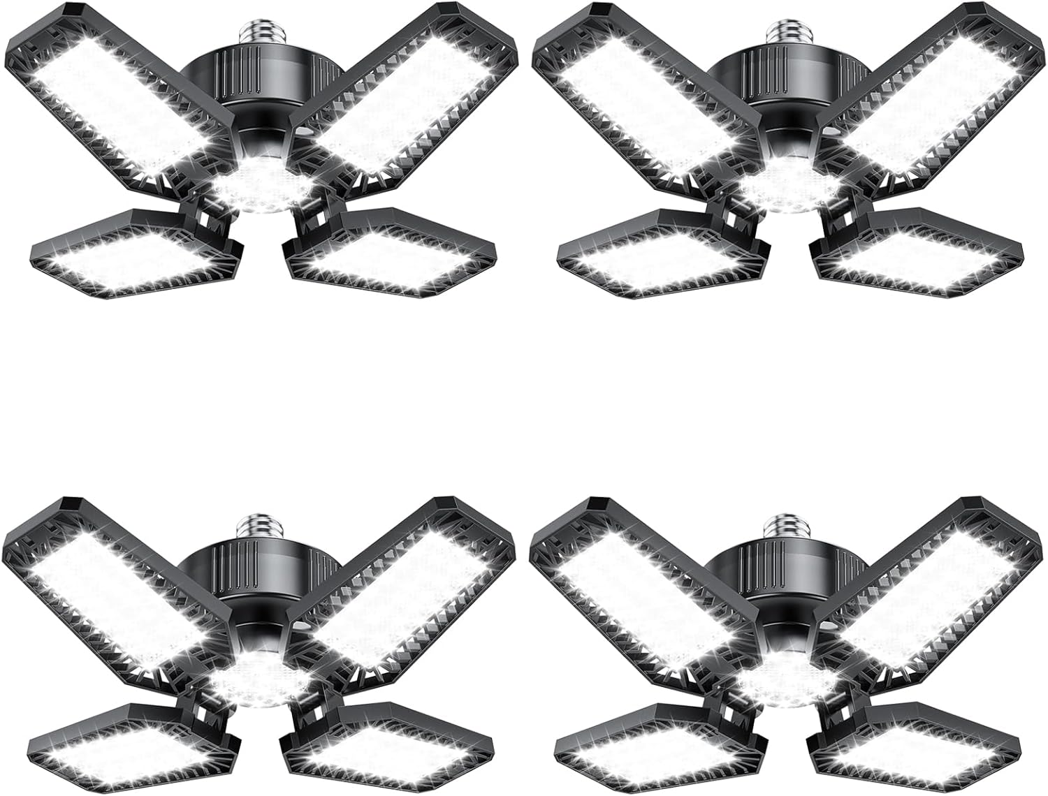 Plafoniera LED Garage 4 Pezzi 20W 2000LM - immagine 1