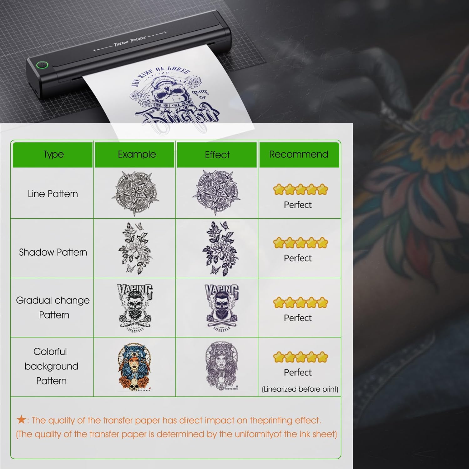 Biomaser H1 Stampante Stencil Tattoo Bluetooth Professionale - immagine 6