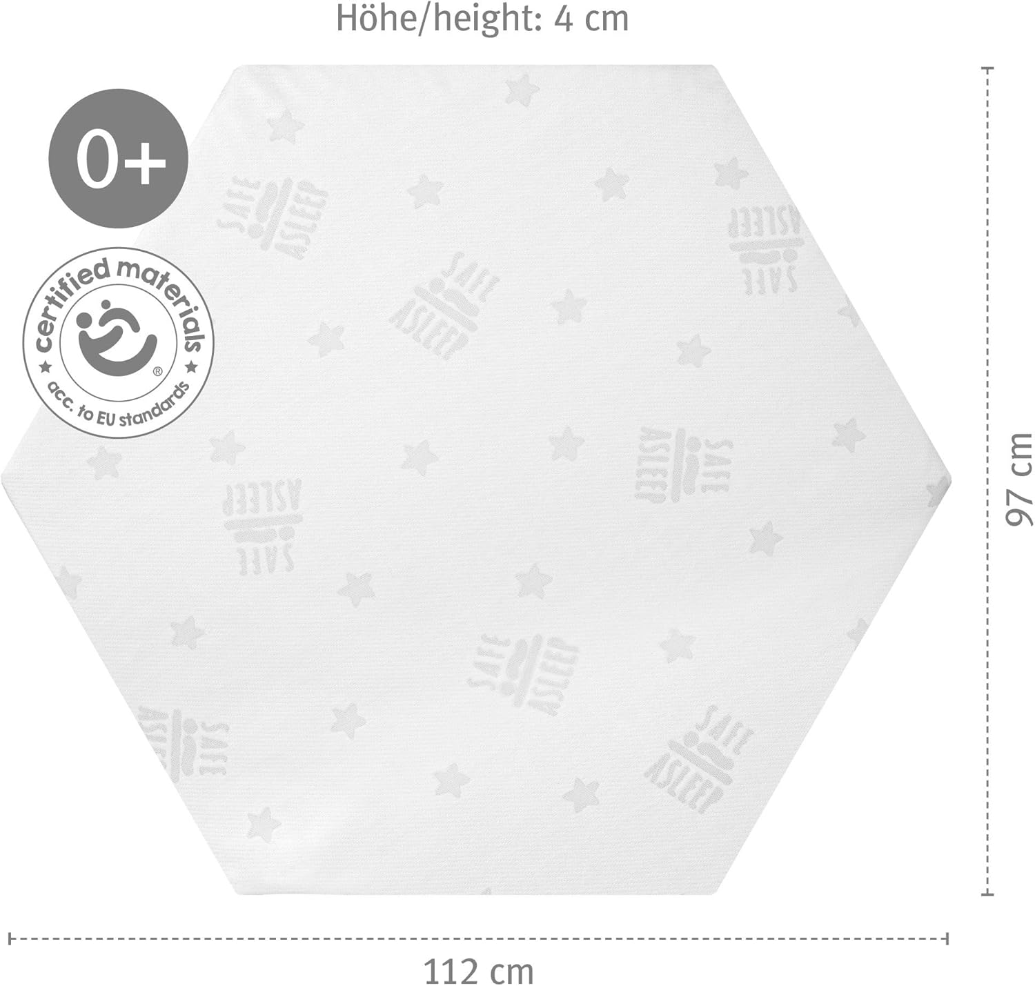 Roba Materasso per Box safe asleep Air Esagonale - immagine 3