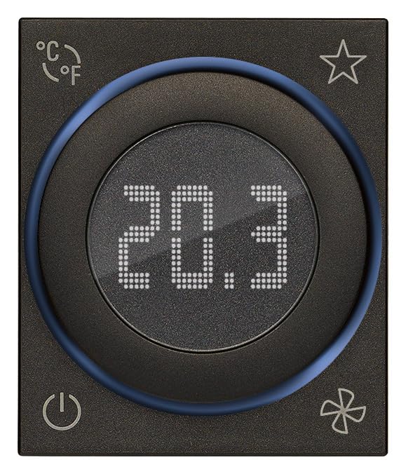 Vimar 30811.G Termostato Smart a Rotella 2M, Nero