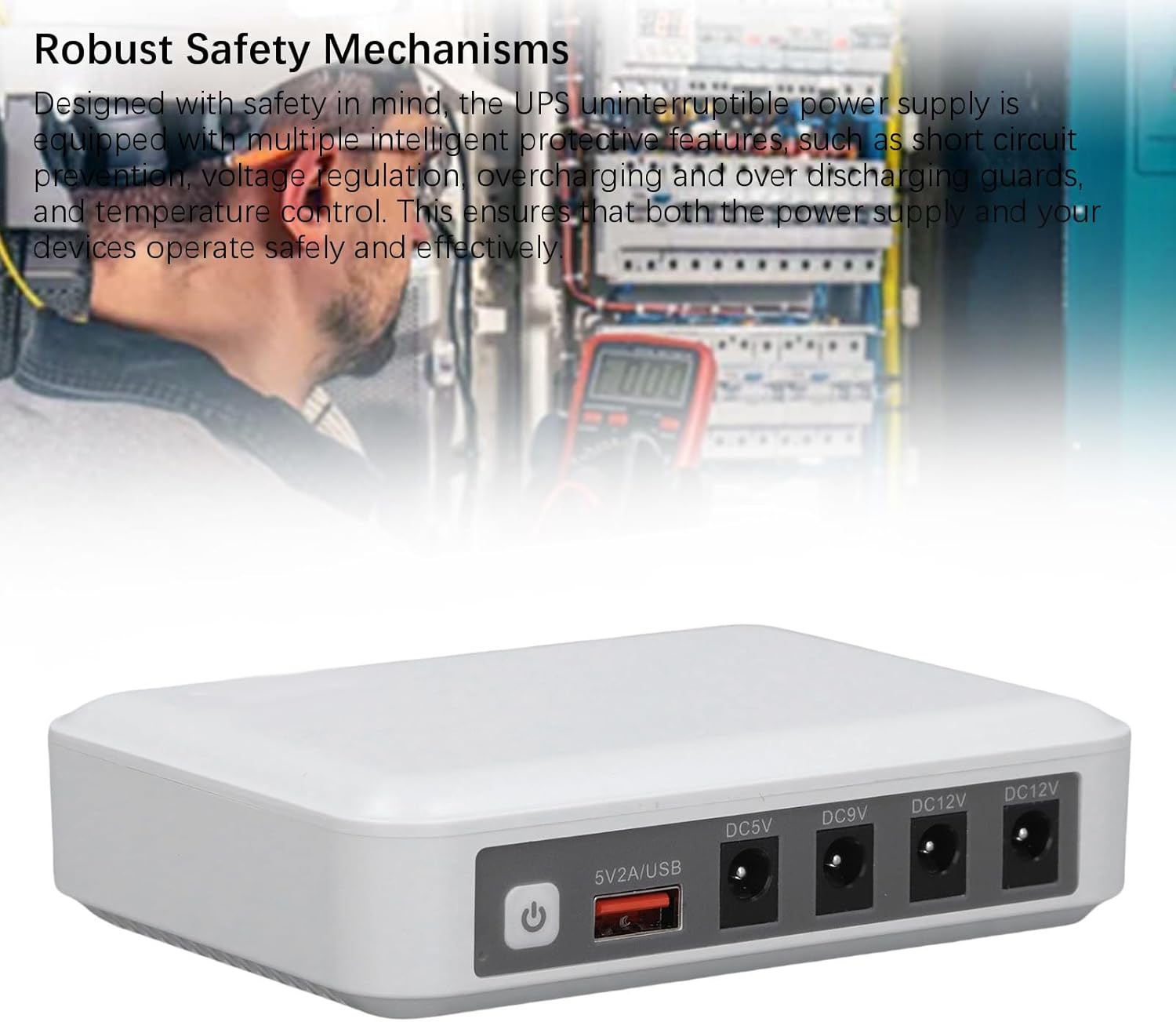 Tnfeeon Mini UPS 6000mAh per Router e Modem - immagine 8