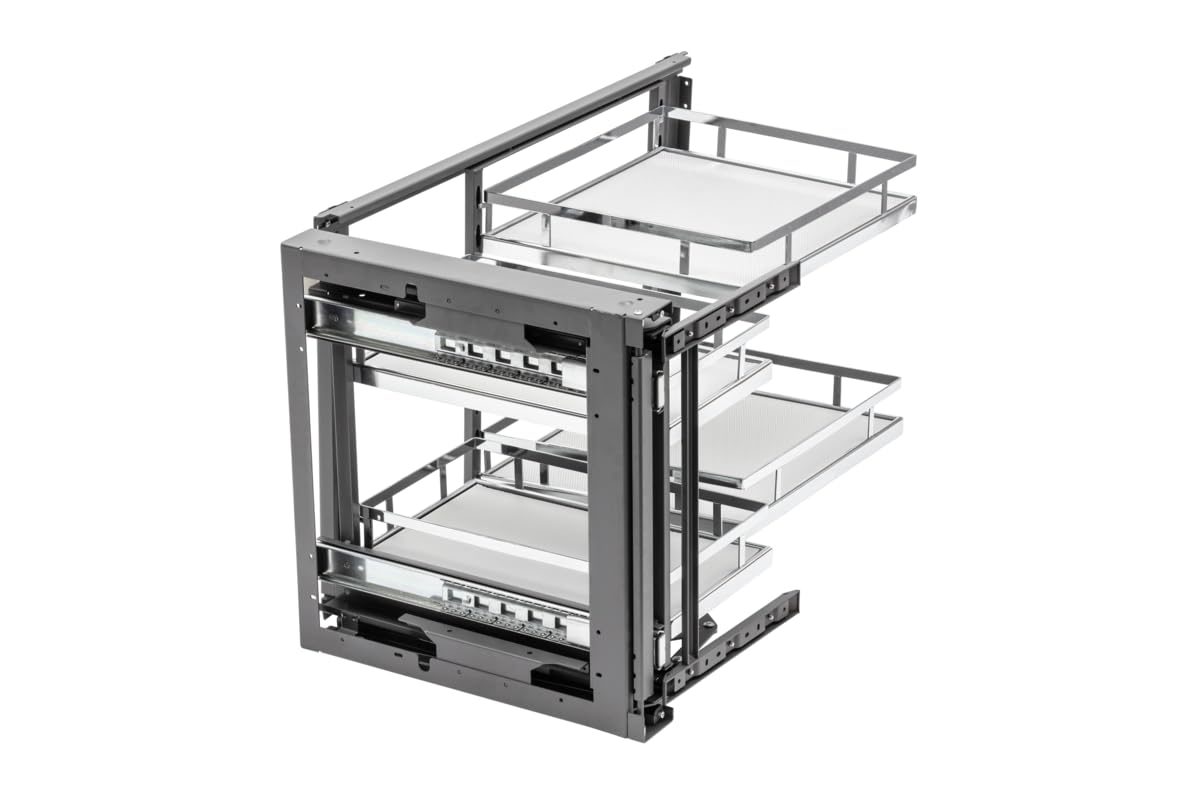 GTV MOVIX PRO Eckauszug Chrom con Weißer Matte