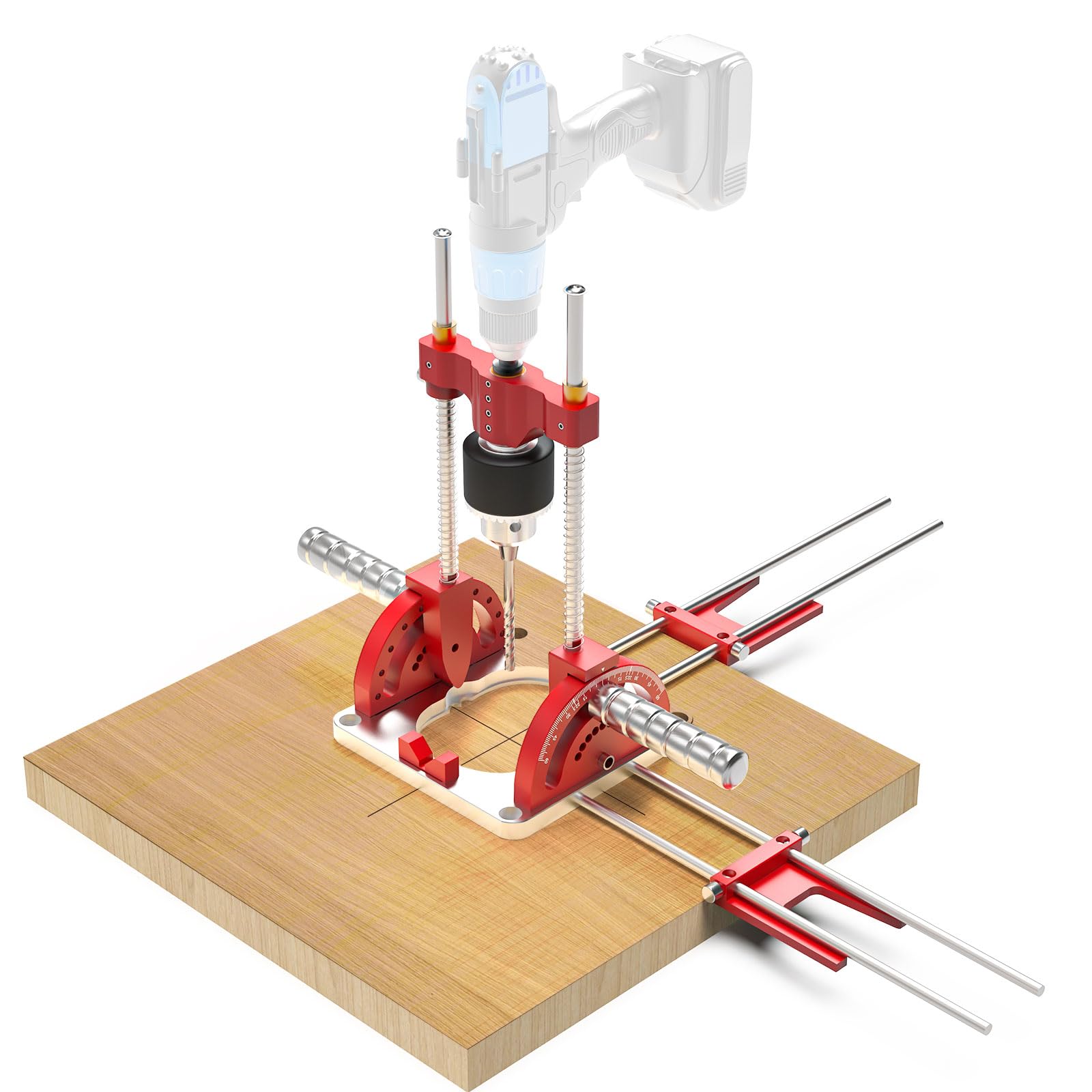 Guida per Trapano Multi Angolo 0°-60° con Mandrino