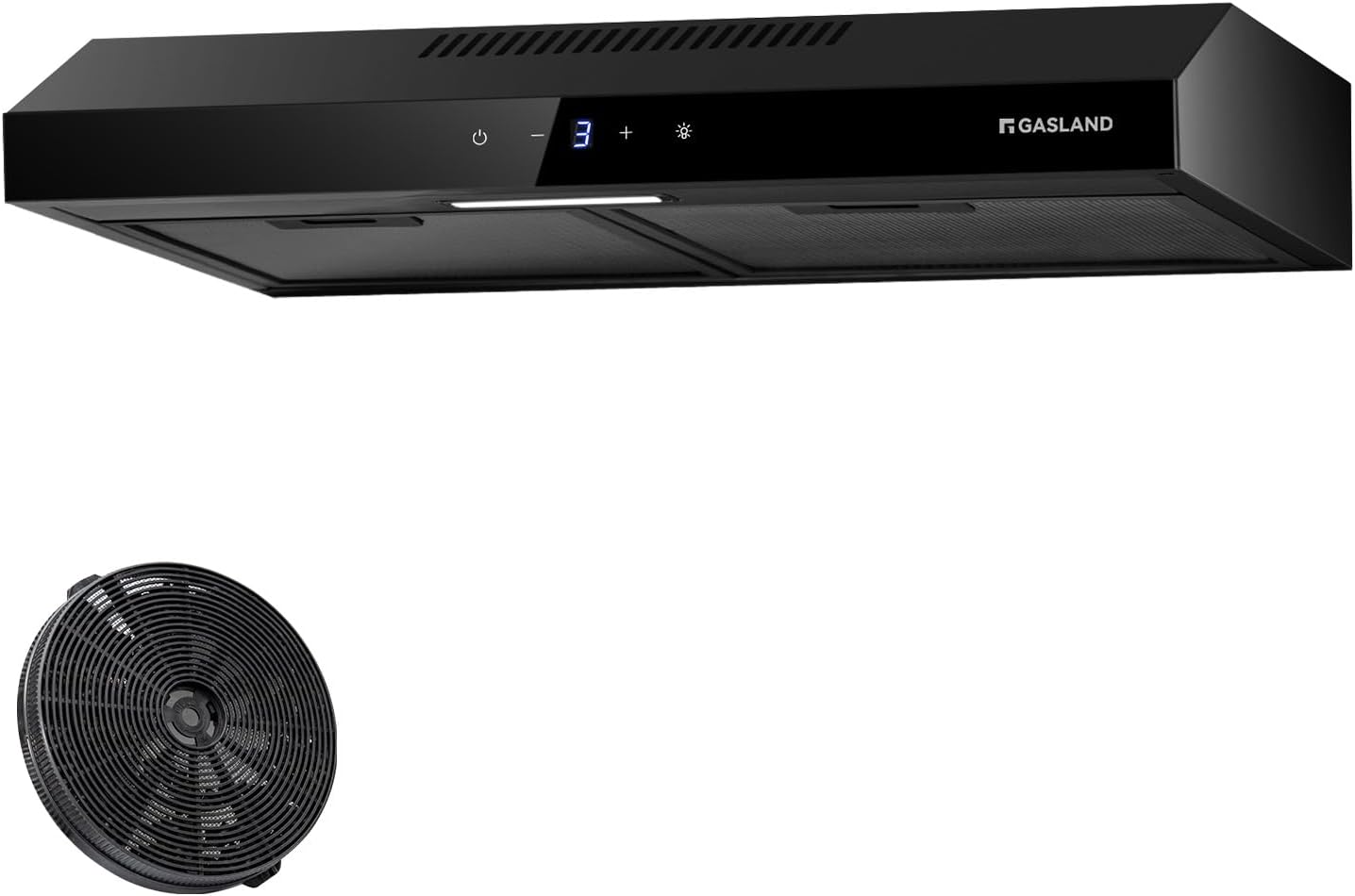 Gasland Chef SR60BS Cappa Aspirante 60 cm, Acciaio Nero - immagine 1