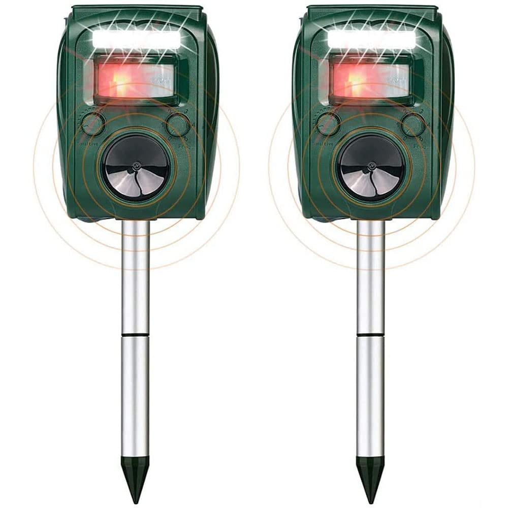 Repellente Gatti Ultrasonico Solare (2 pz)