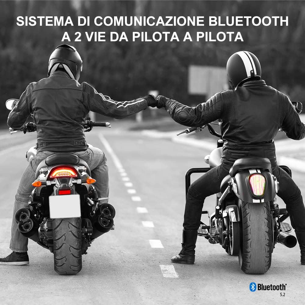Cardo Spirit HD Duo - Interfono Bluetooth, Nero - immagine 6