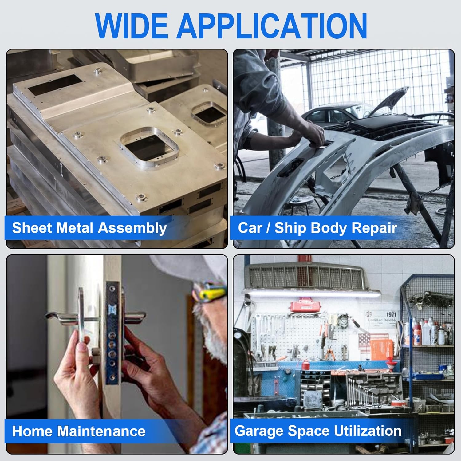 FreeTec Rivettatrice per Inserti Filettati 436Pz - immagine 6