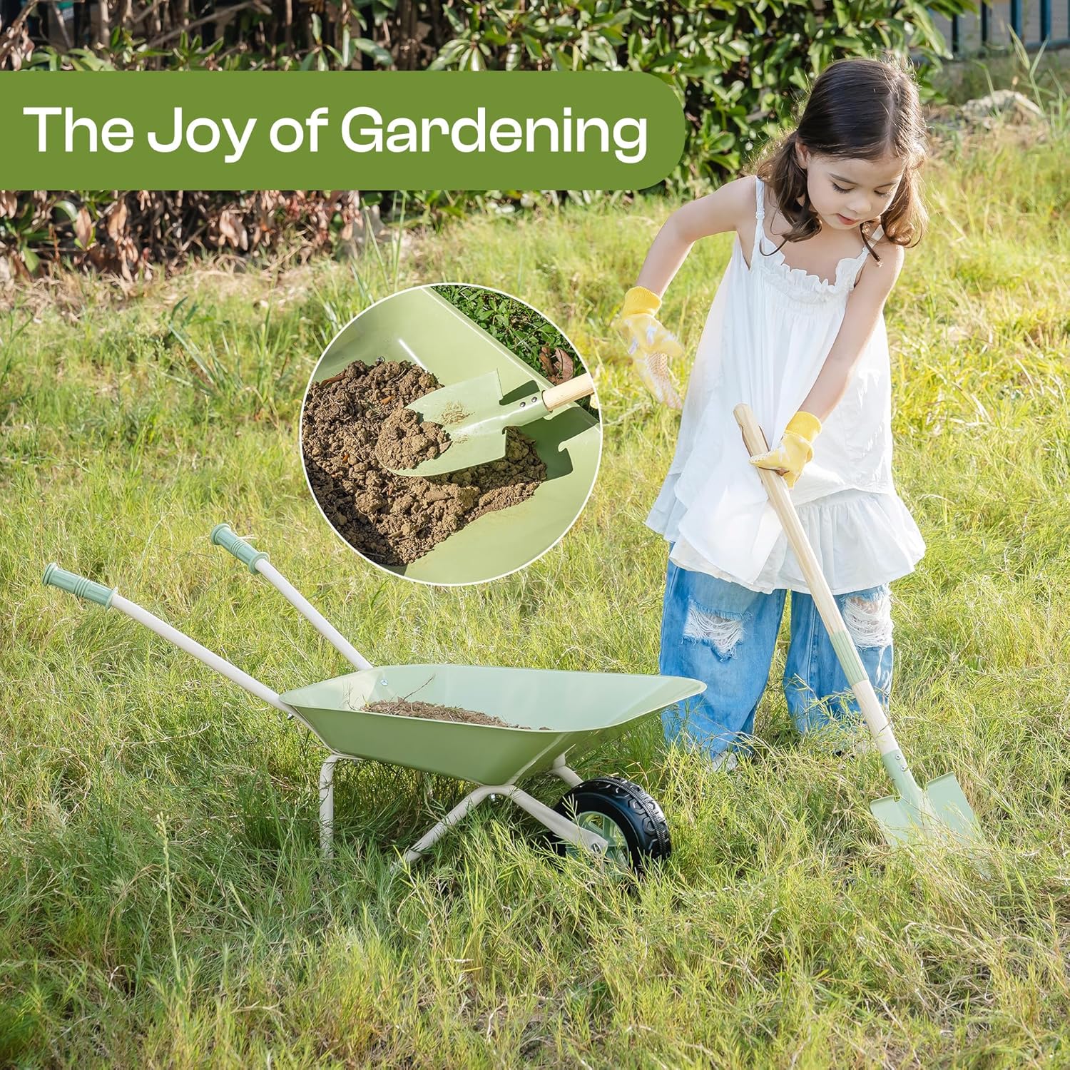 ROBUD Set da Giardinaggio per Bambini 6 Pezzi - immagine 4