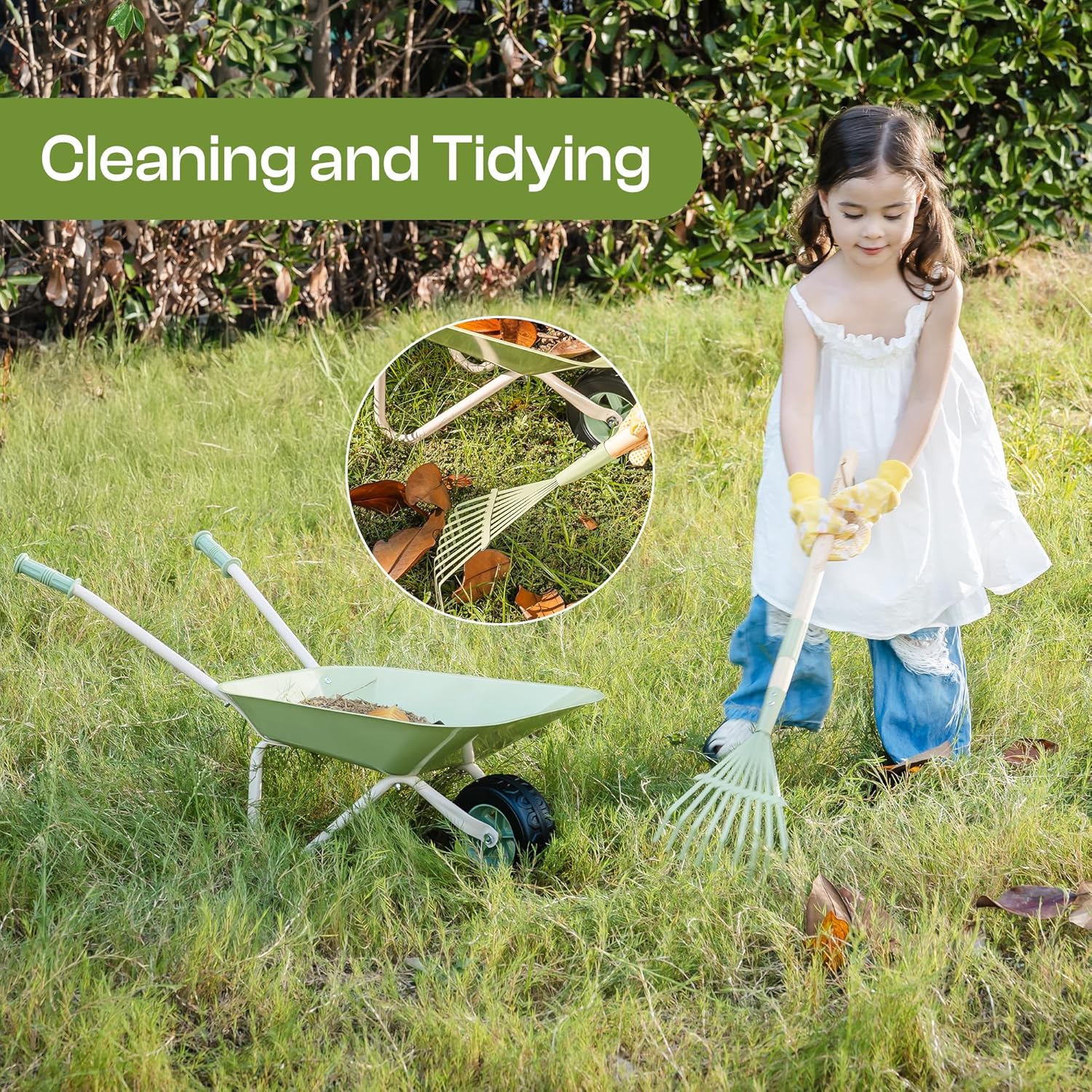 ROBUD Set da Giardinaggio per Bambini 6 Pezzi - immagine 6