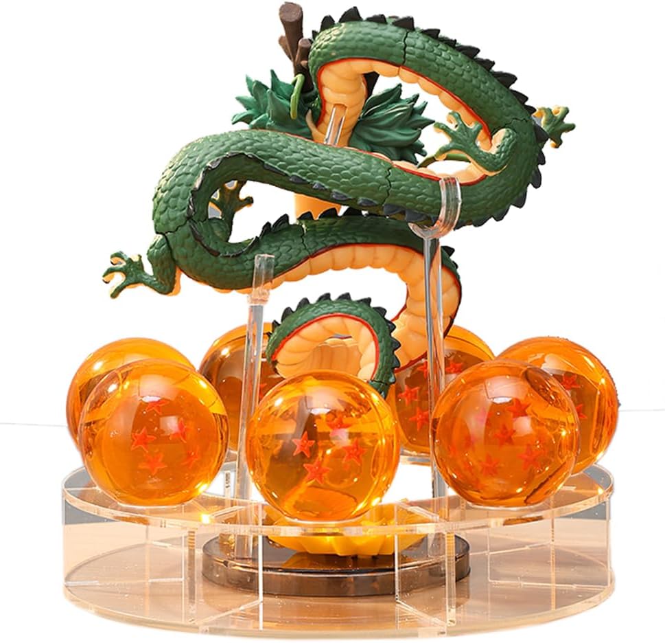 Resina Shenron Figura con 7 Sfere Decorazione - immagine 3