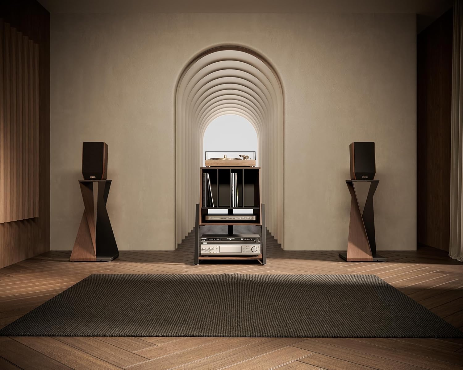 FITUEYES Mobile Giradischi 4 Livelli - immagine 6