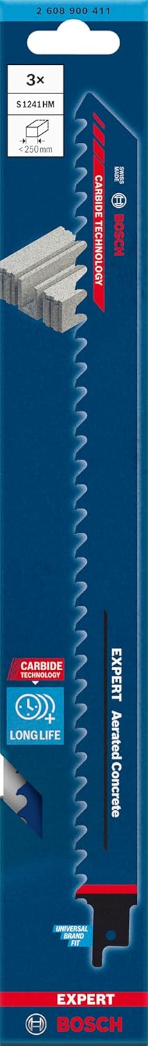 Bosch Professional 3x Lame Sega Universali Expert Aerated Concrete - immagine 2