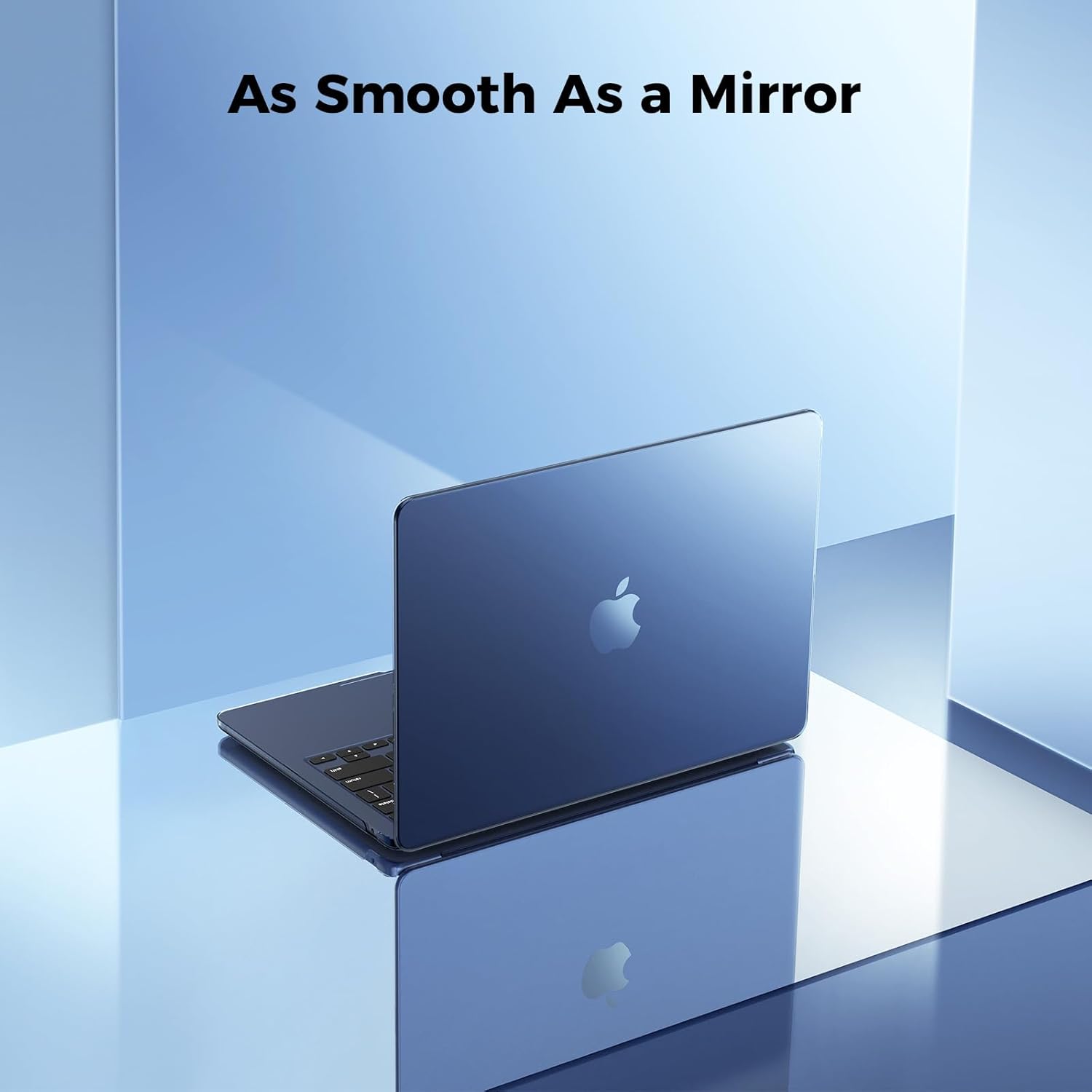 Eoocoo Cover Rigida per MacBook Air 13 M4 M3 M2 - Mezzanotte - immagine 5