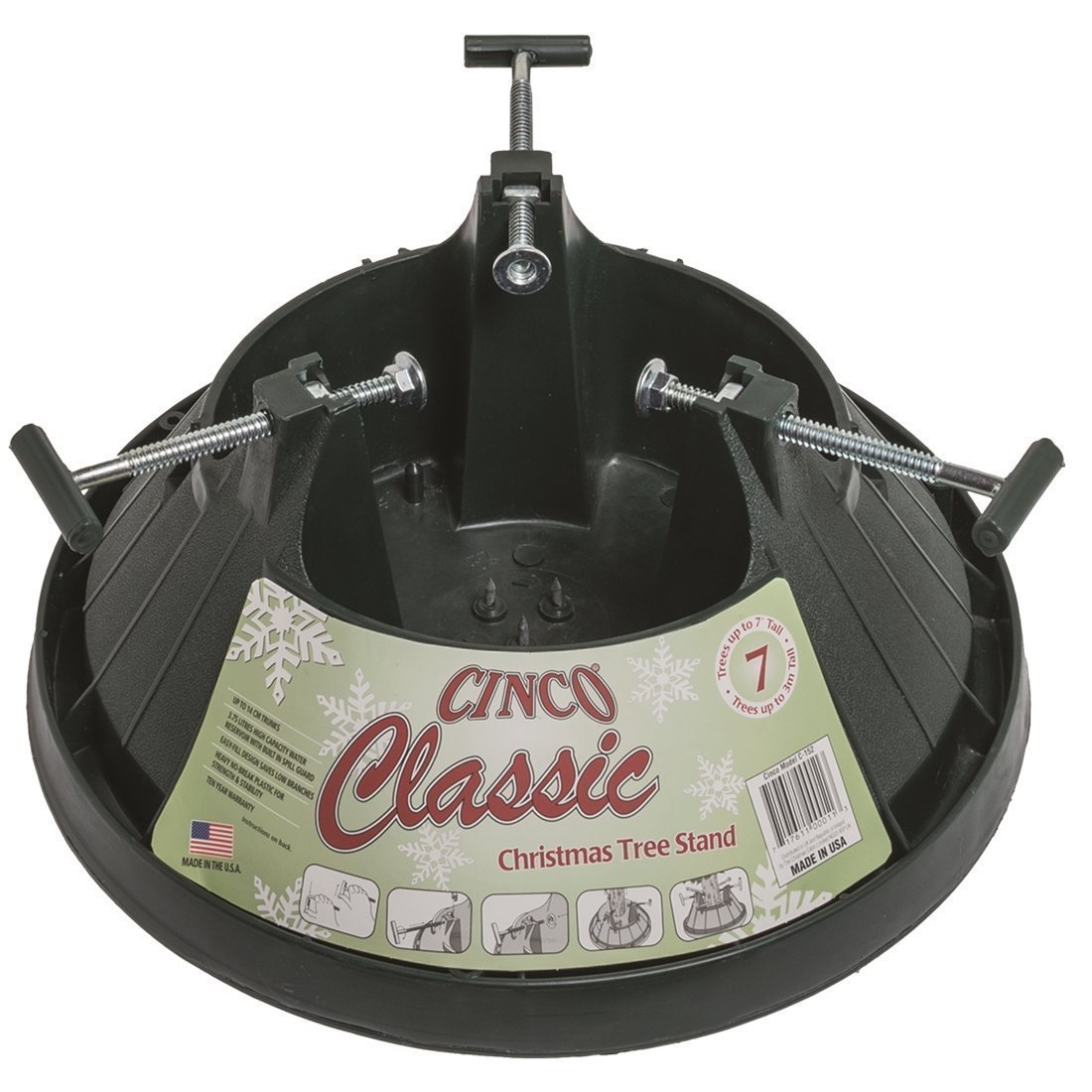 Cinco Supporto classico per 7 alberi fino a 2 metri di altezza