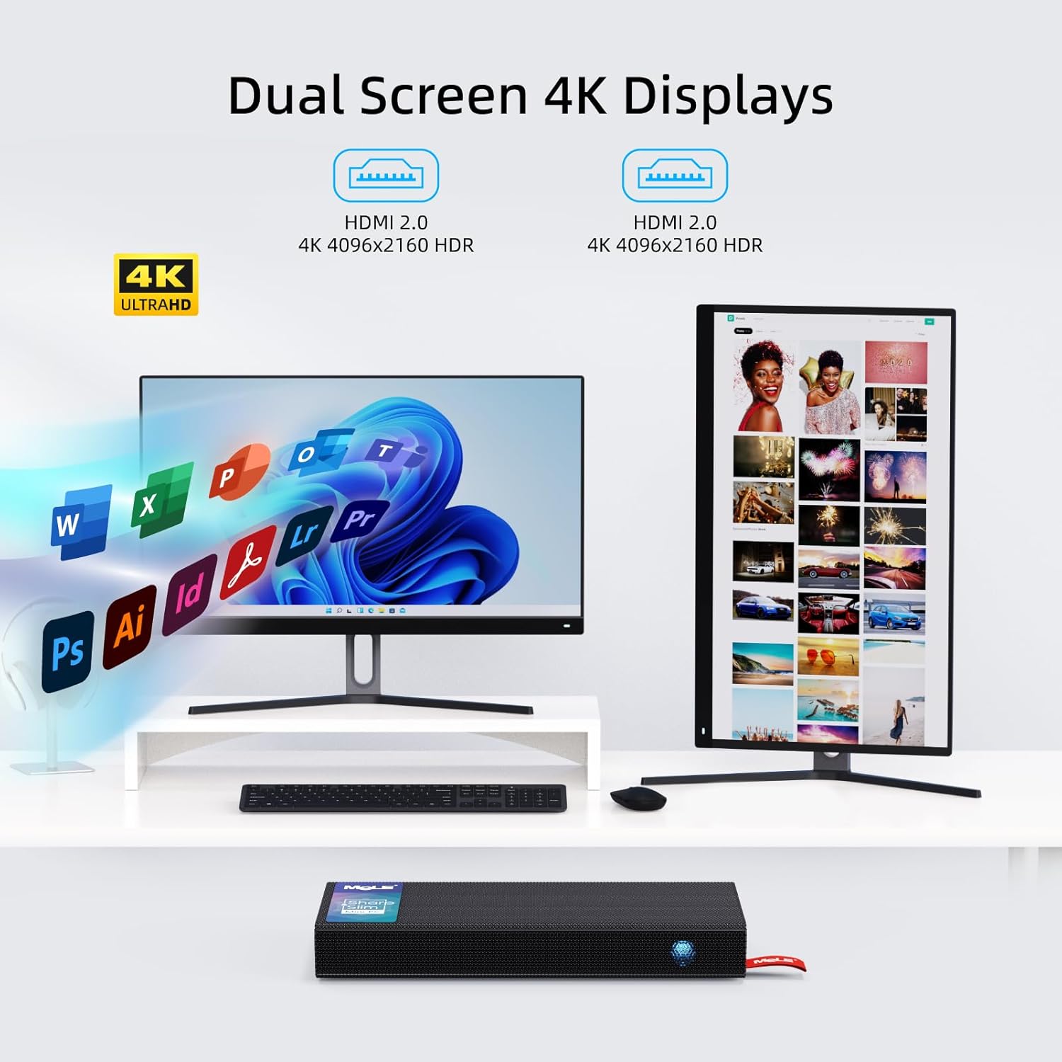 Mele PCG02 Pro Mini PC Stick Fanless Alder Lake N100 - immagine 4