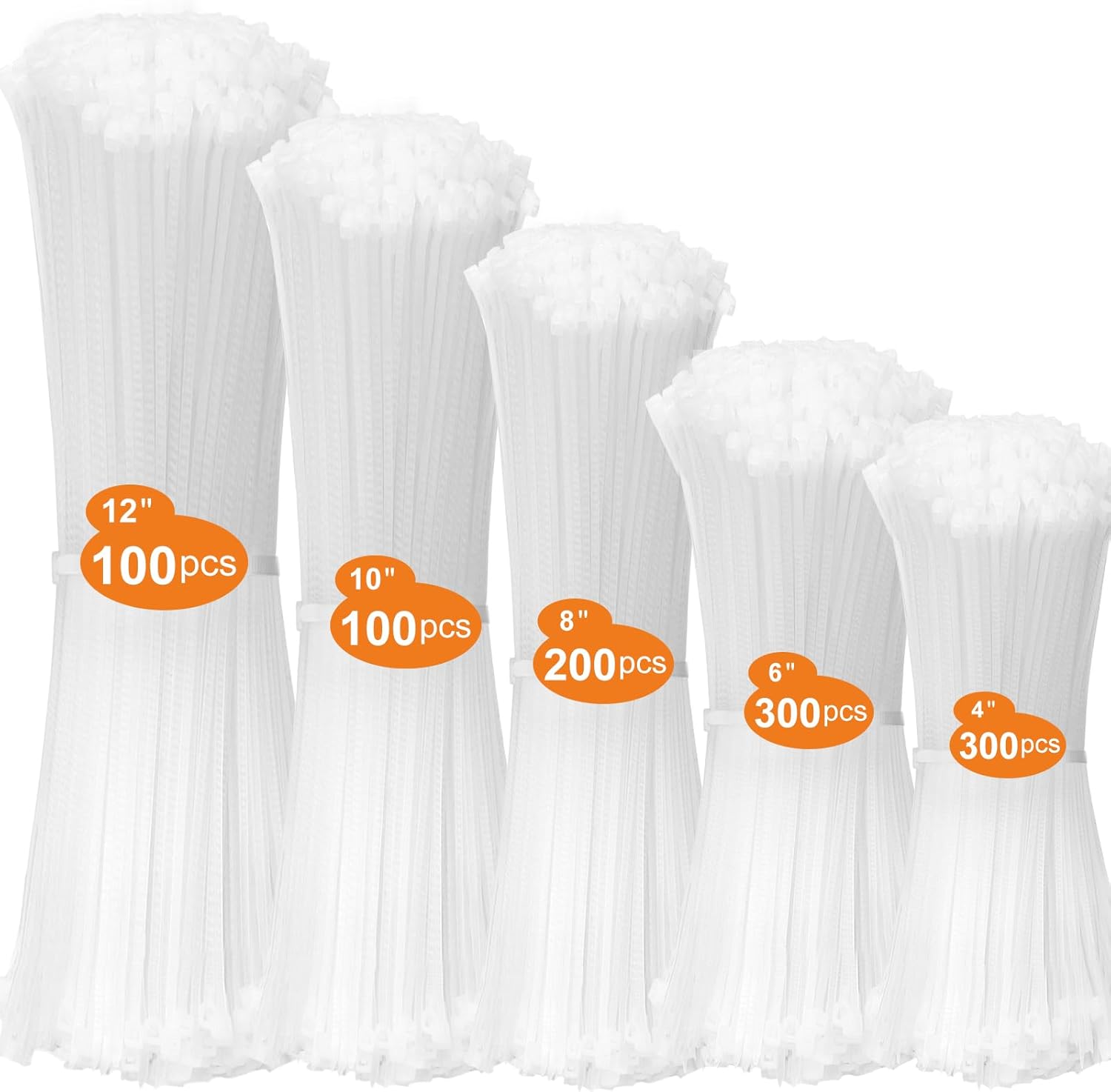 Dunsoo Fascette Plastica 1000 Pezzi - immagine 1