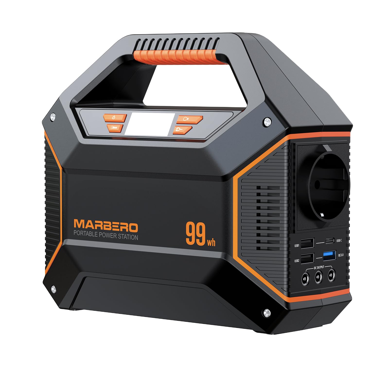 Marbero Generatore Portatile 99Wh 27.000mAh 150W