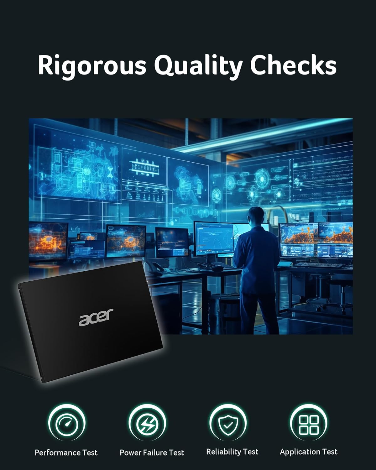 Acer RE100 SSD Interno SATA III 2,5'' 1 TB - immagine 4