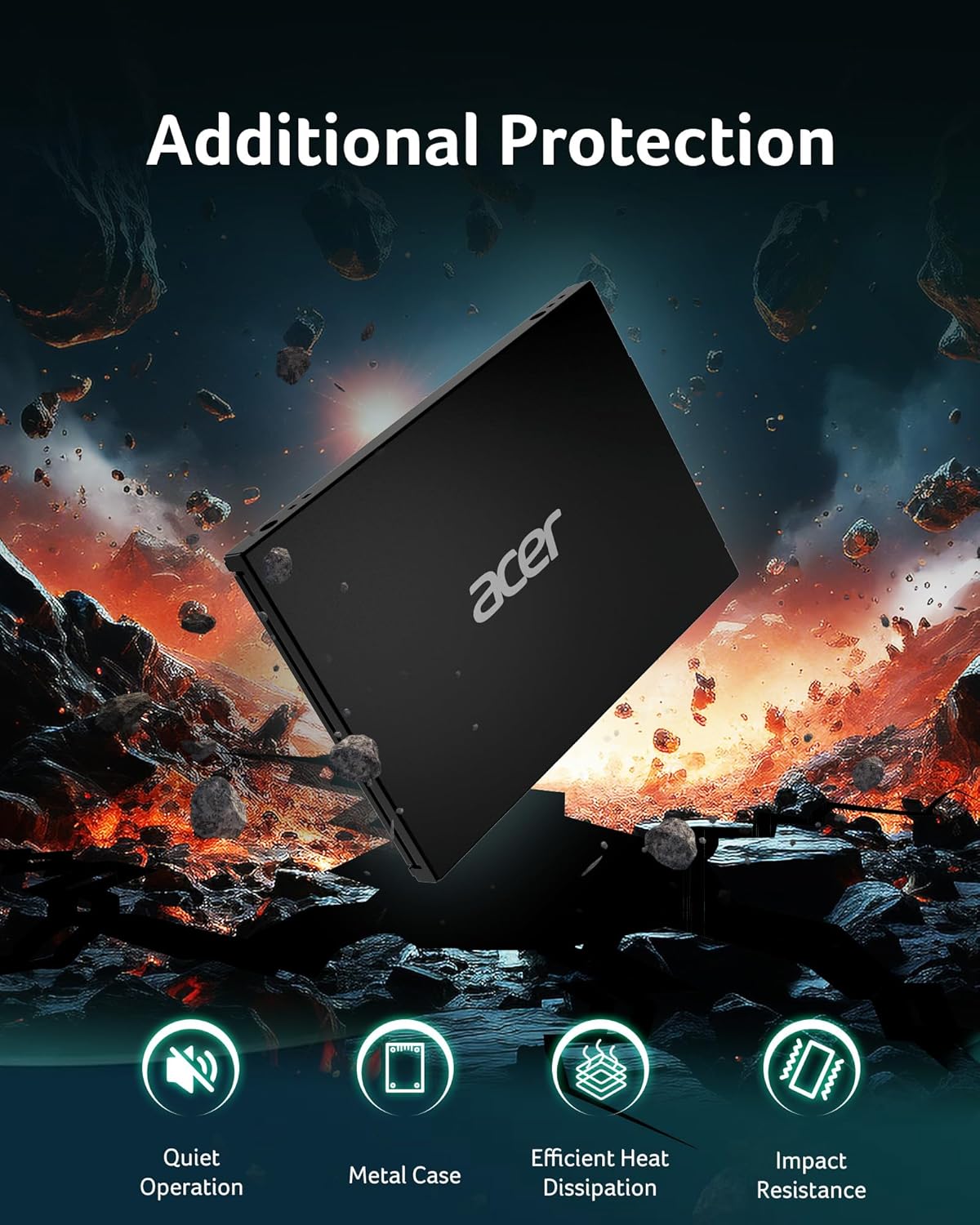 Acer RE100 SSD Interno SATA III 2,5'' 1 TB - immagine 5