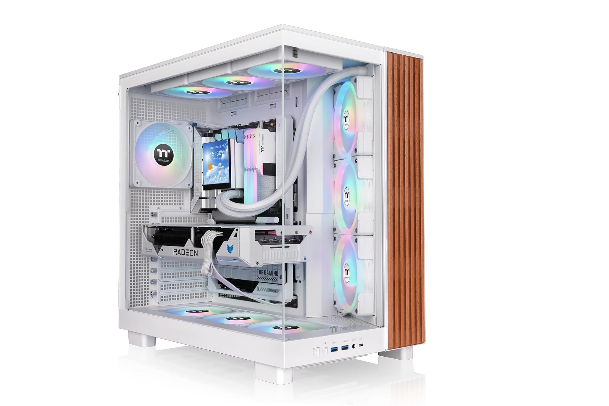 Thermaltake View 380 XL WS ARGB | Custodia da gioco | Neve