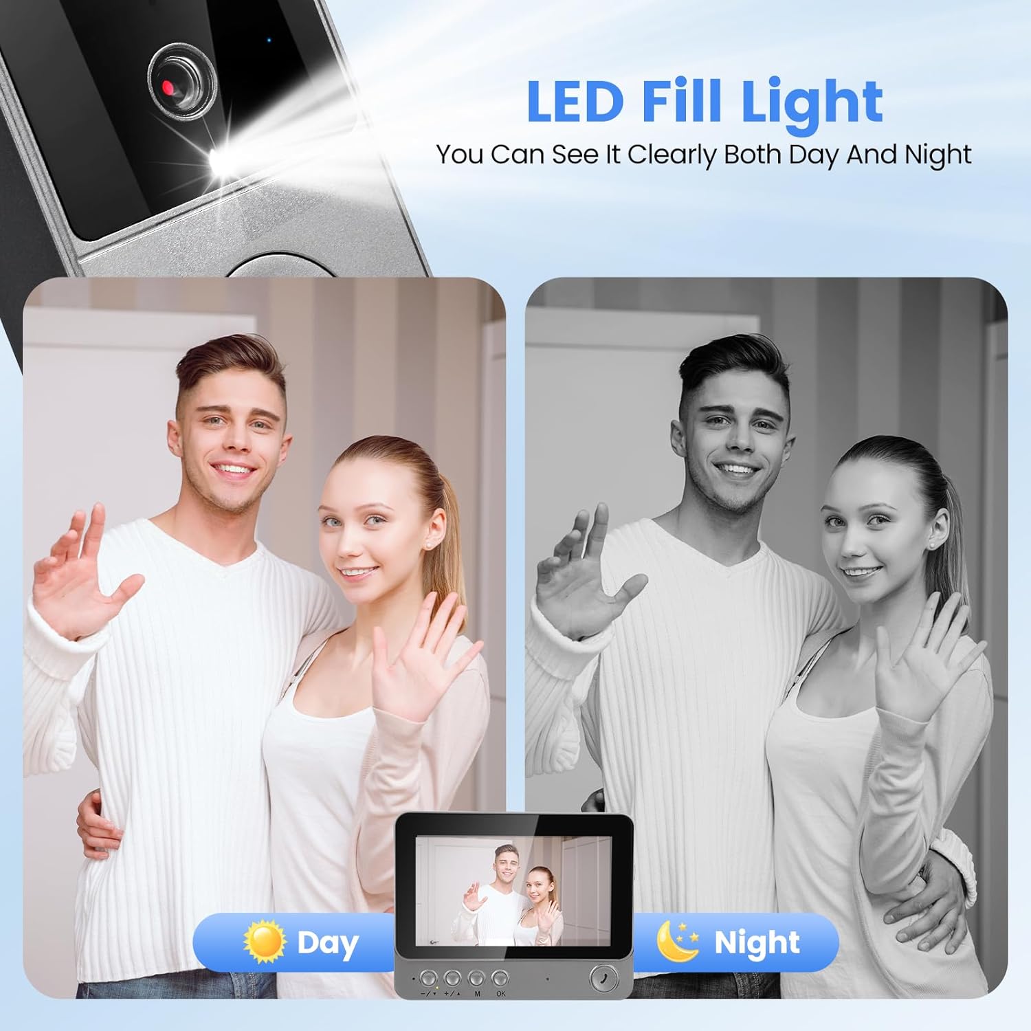 Campanello Wireless con Fotocamera 1080P HD - immagine 6