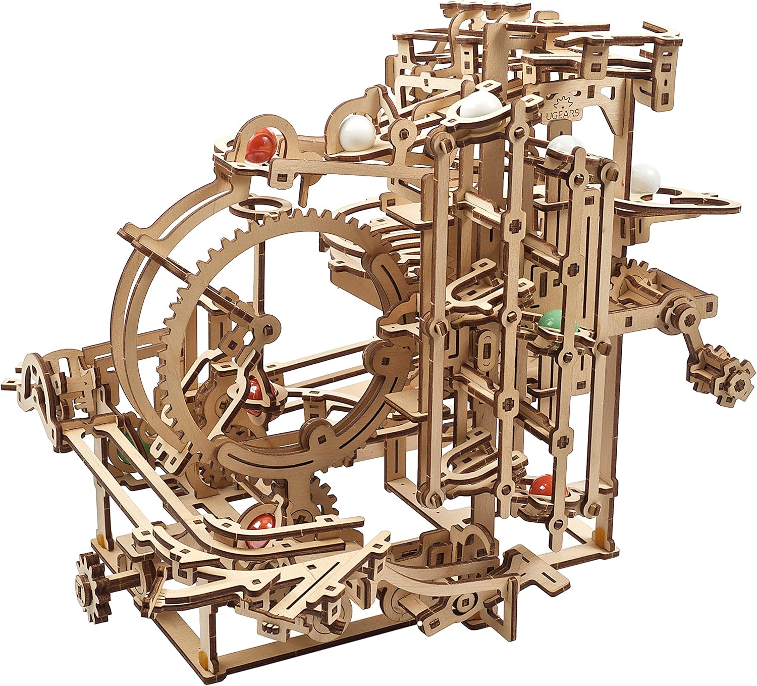 Ugears Pista per Biglie in Legno - Kit Puzzle 3D - immagine 1