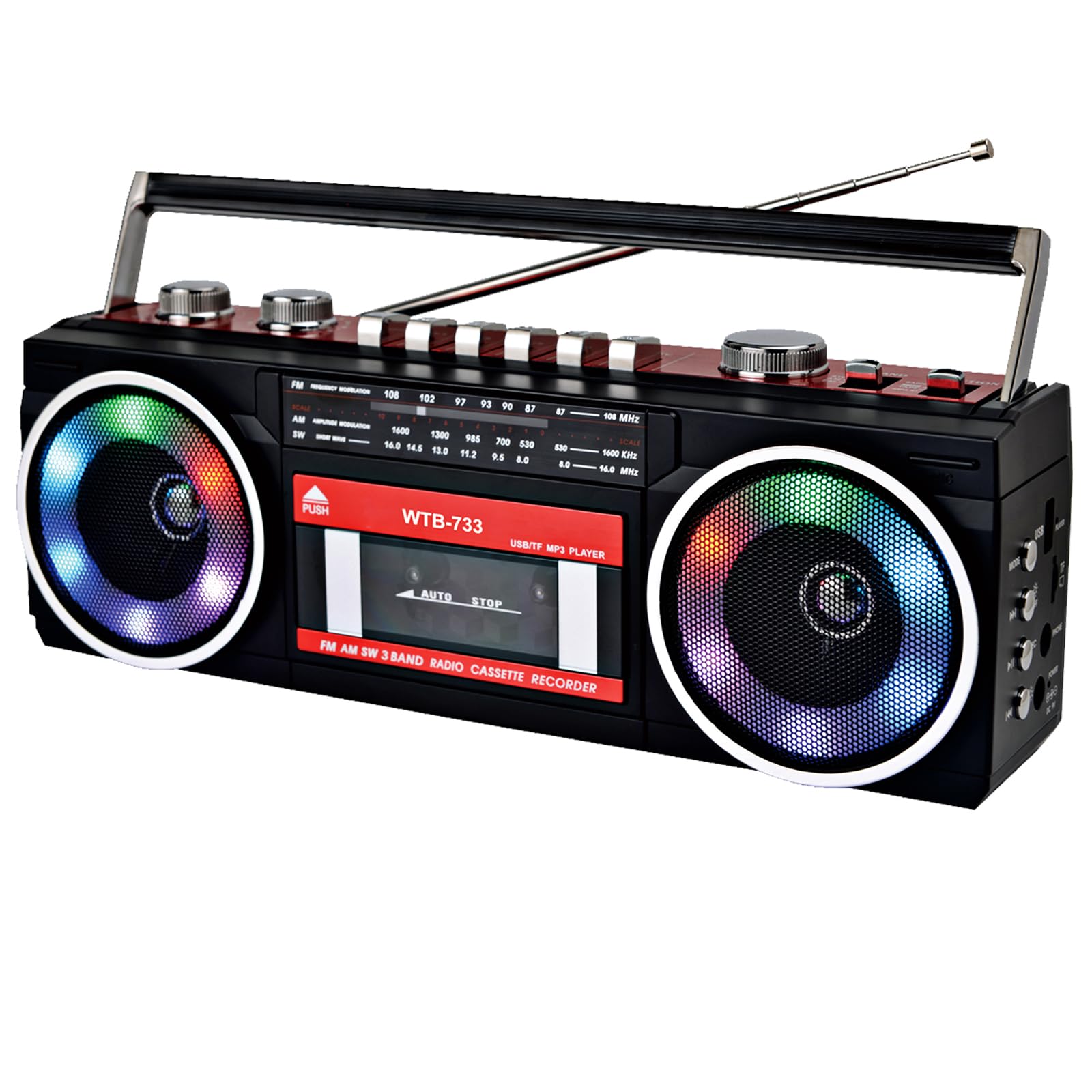 Registratore Lettore Cassette Retro Anni 80 Boombox