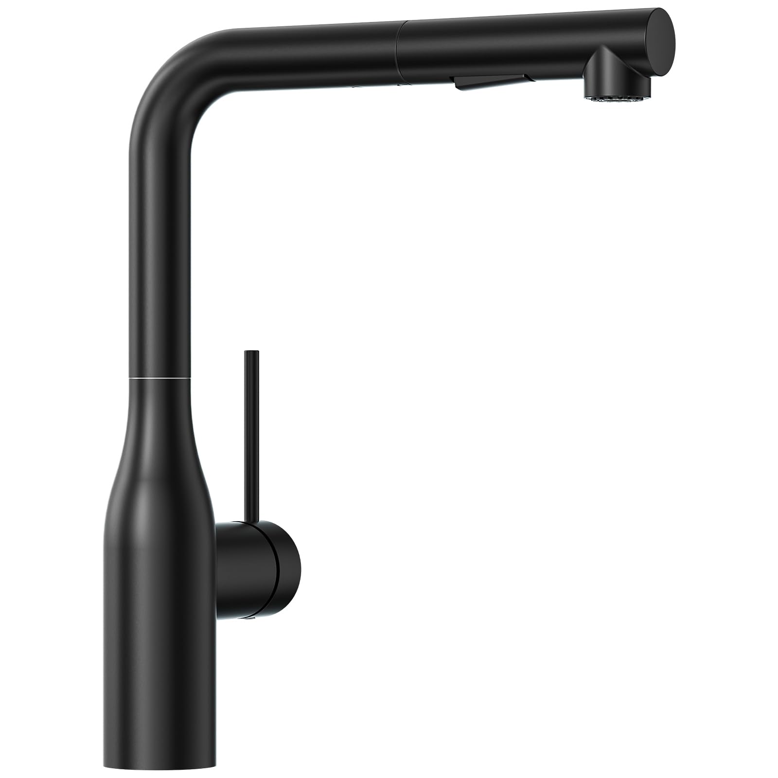 Cecipa Miscelatore Cucina Nero con Doccetta Estraibile
