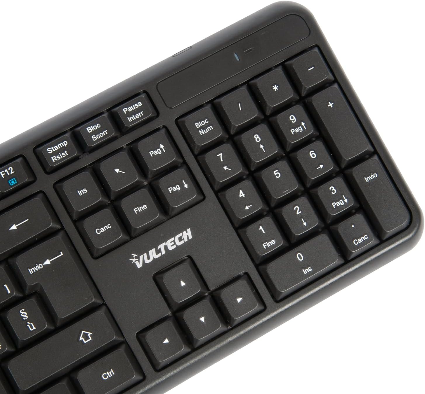 Vultech KM-811W Kit Tastiera e Mouse Wireless, Nero - immagine 4