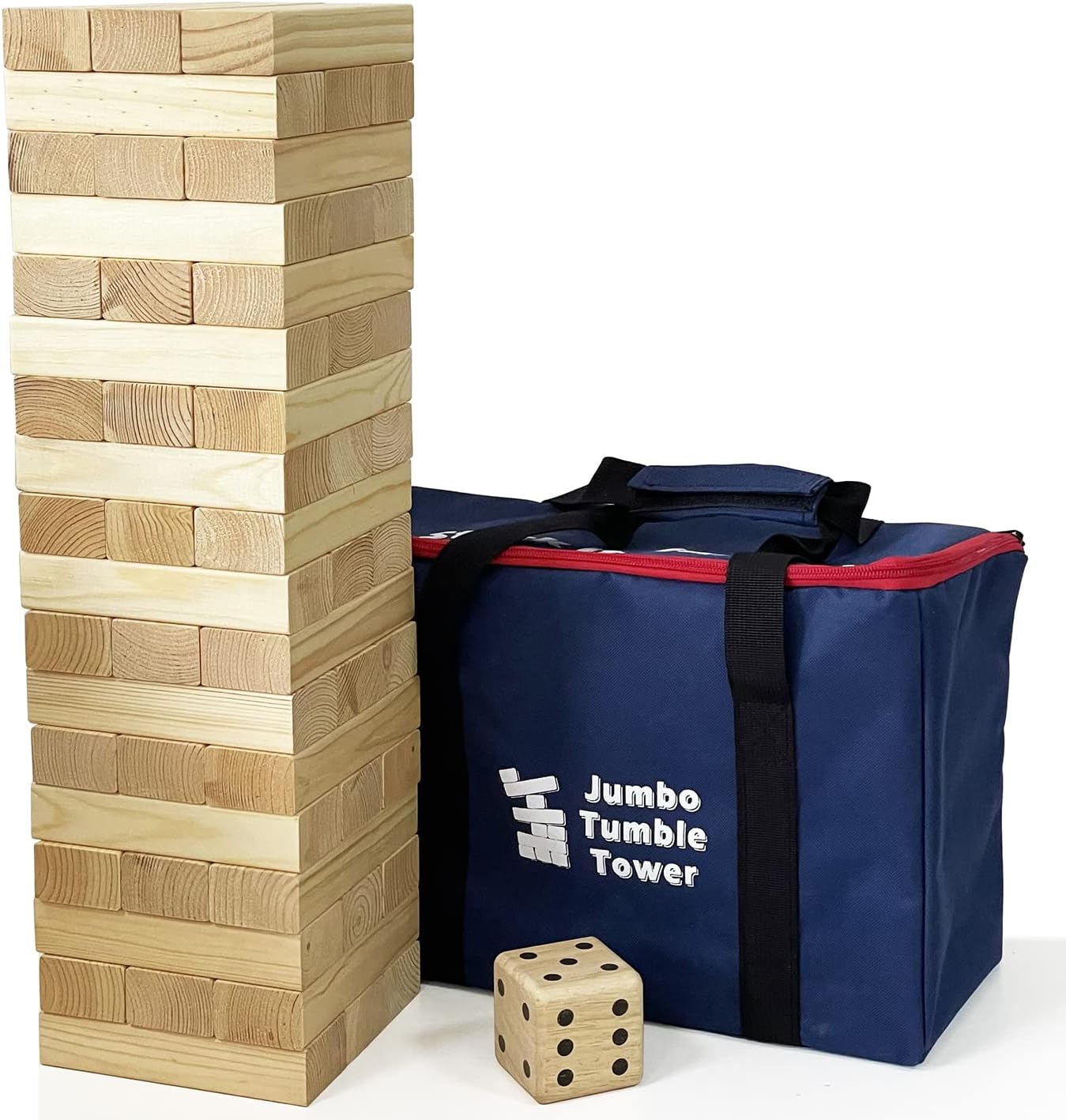 Jacjoe All Pro Jumbo Torre in Legno 54 Pezzi - immagine 1