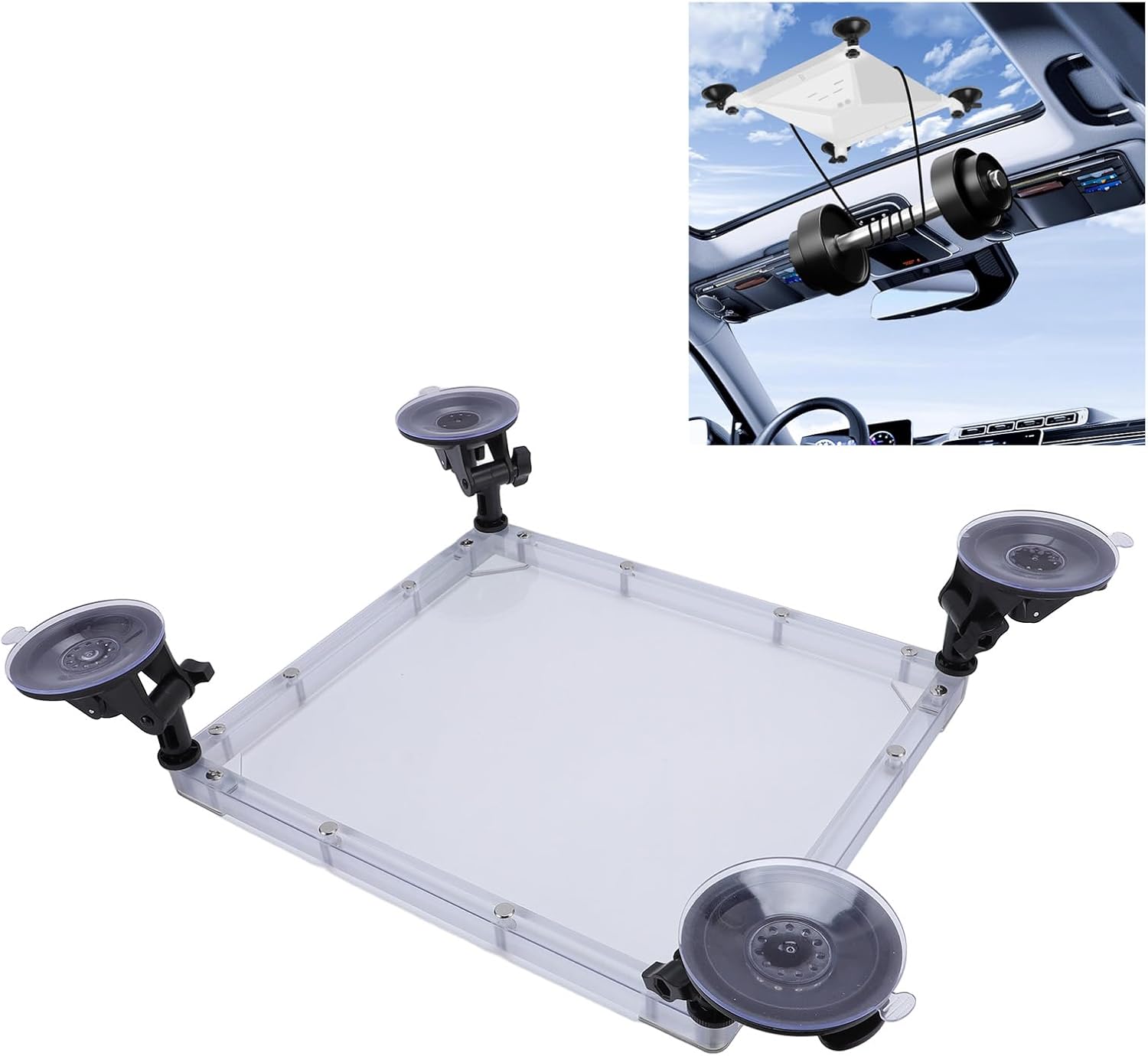 Lazmin112 Mini Supporto a Ventosa per Auto - immagine 5