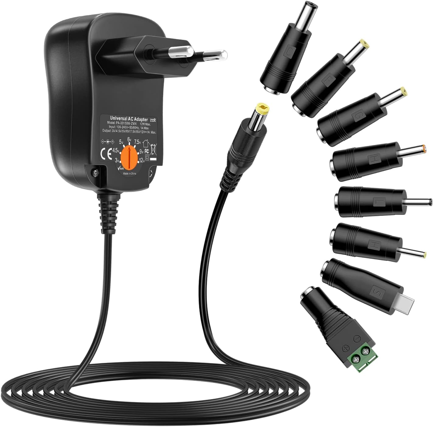 Alimentatore Universale 12W AC DC 1A - immagine 1