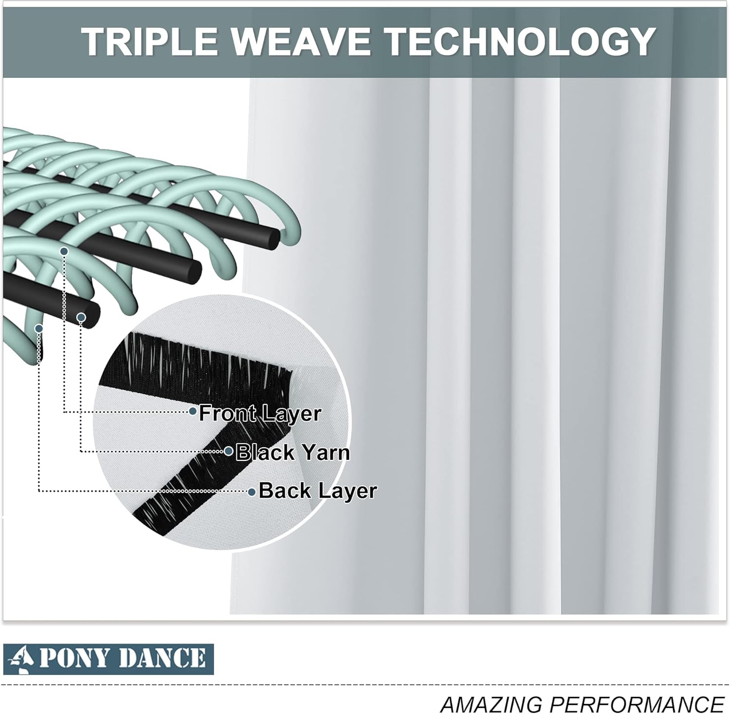 Pony Dance Tende per Esterno Impermeabili (2 pezzi) - immagine 6