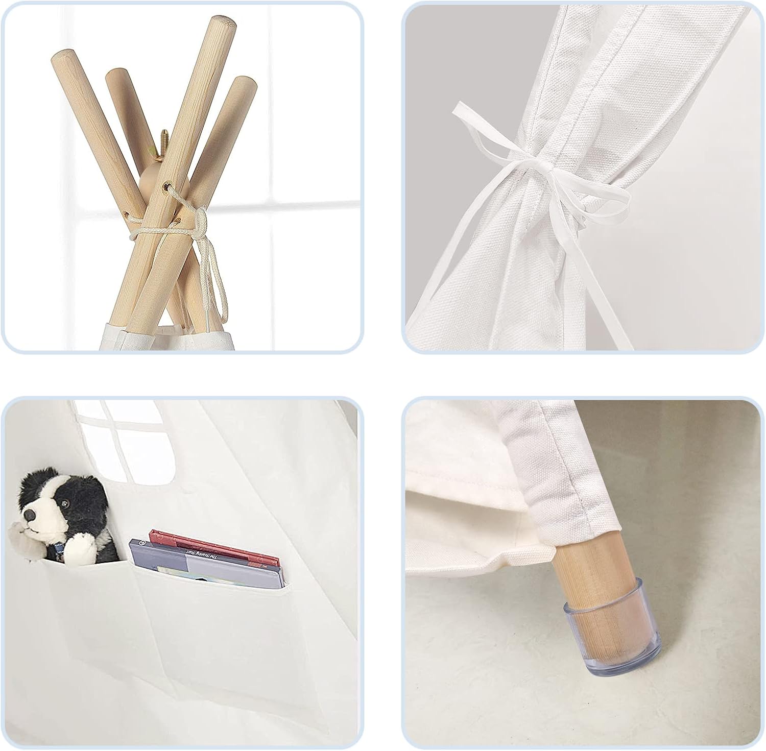 Teepee Tenda per Bambini con Luci Fatate - immagine 3