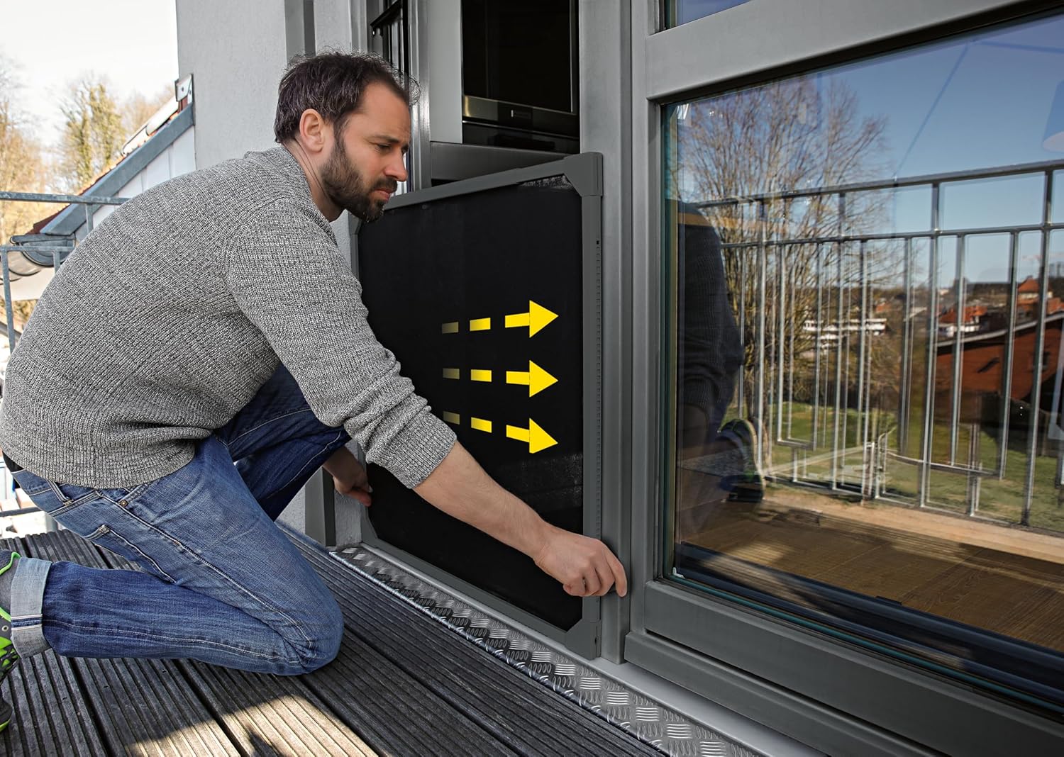 Easymaxx Insect Protect - Zanzariera Telescopica per Porta - immagine 8