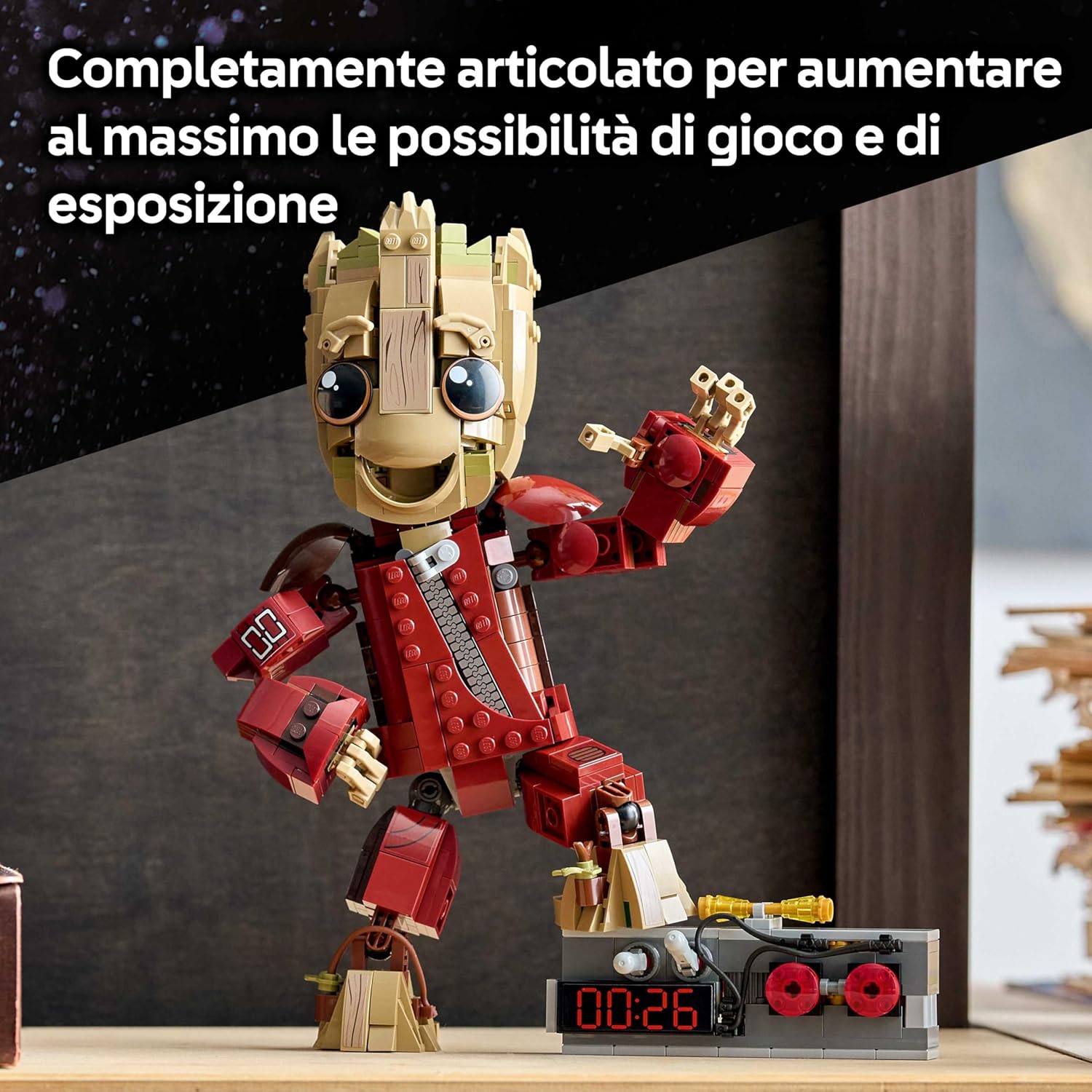 Lego Marvel Groot in Tuta da Ravager 76341 - immagine 3