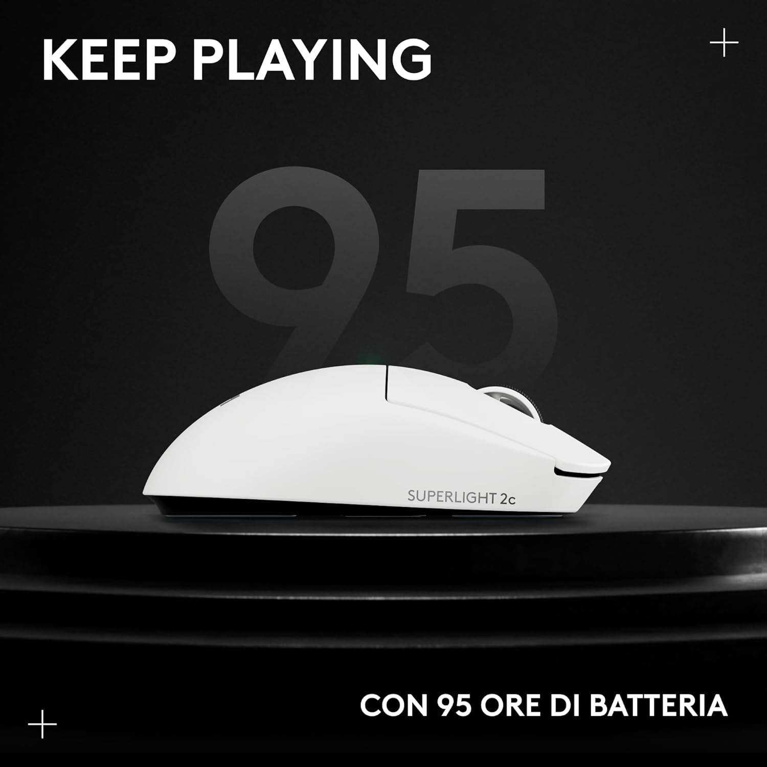 Logitech G PRO X SUPERLIGHT 2c - Mouse Gaming Wireless, Bianco - immagine 2