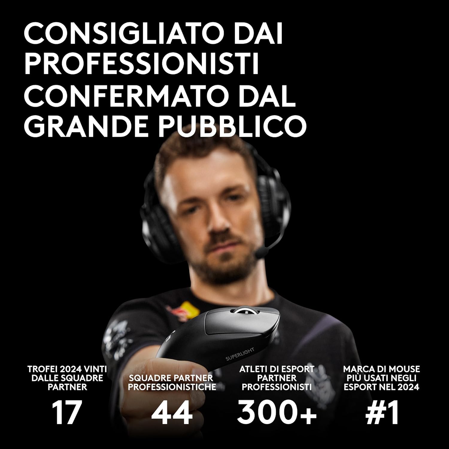 Logitech G PRO X SUPERLIGHT 2c - Mouse Gaming Wireless, Bianco - immagine 9