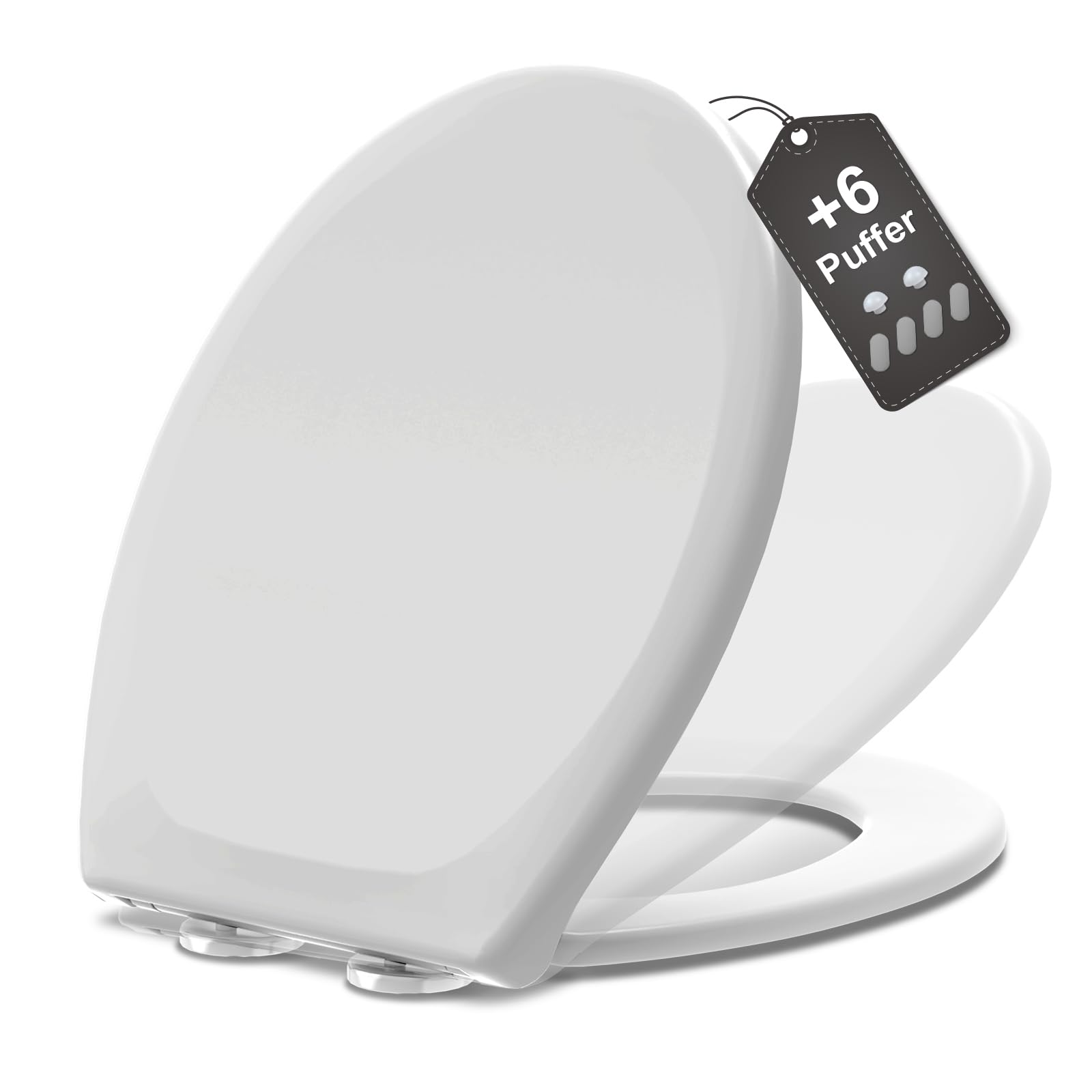 Meejee Copriwater Universale Ovale Ammortizzato