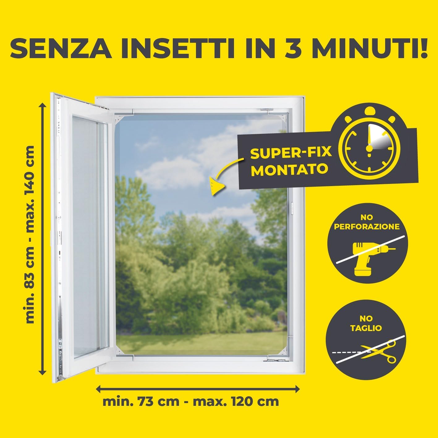 EASYmaxx Insect Protect - Zanzariera Telescopica - immagine 4